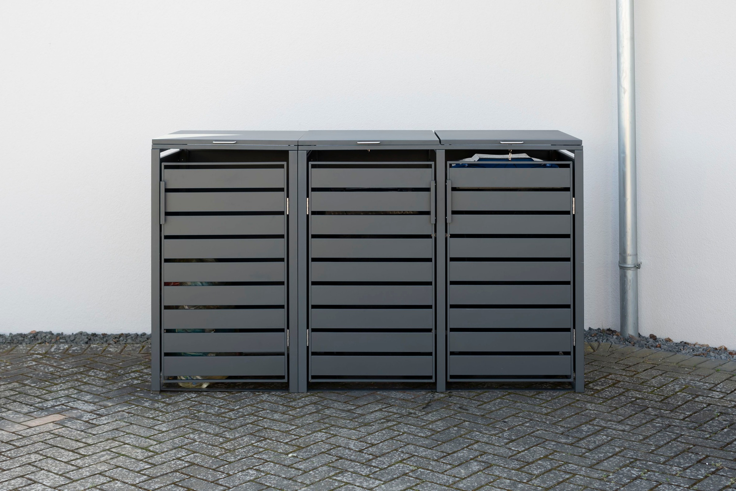 WESTMANN Mülltonnenbox »Kubus«, Platz für 3x240 L Mülltonnen