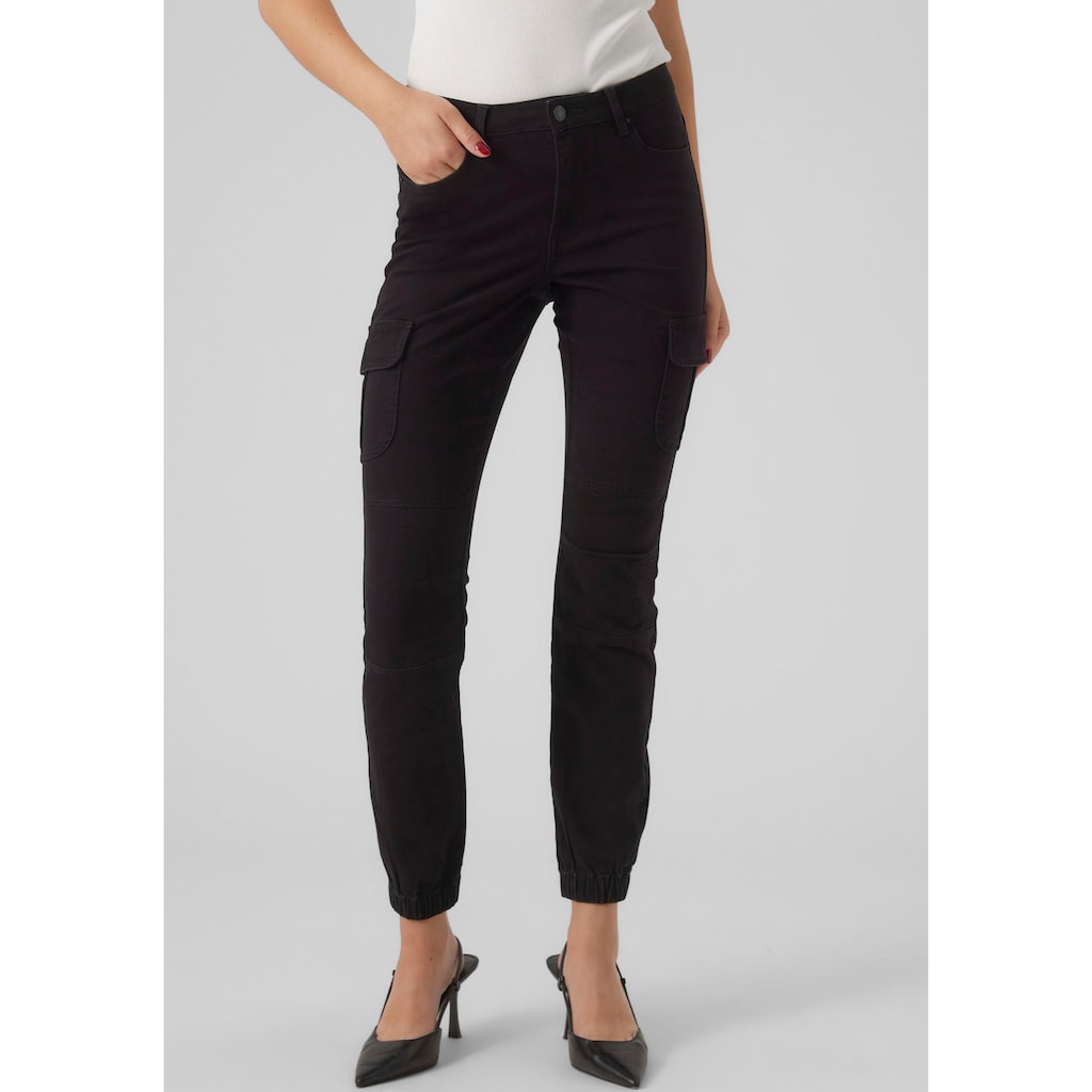 Vero Moda Cargohose »VMIVY MR ANKLE CARGO PANTS NOOS«