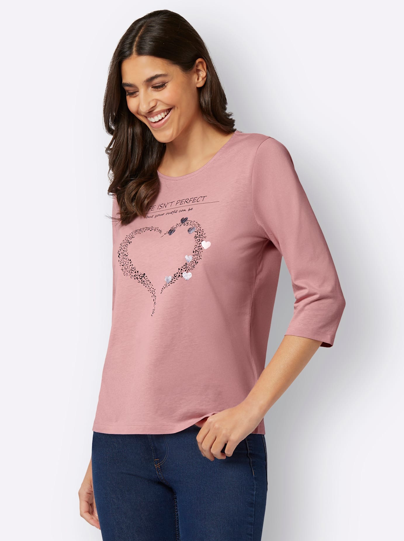 Classic Basics 3/4-Arm-Shirt "3/4-Arm-Shirt" 1 Stk. tlg. günstig online kaufen