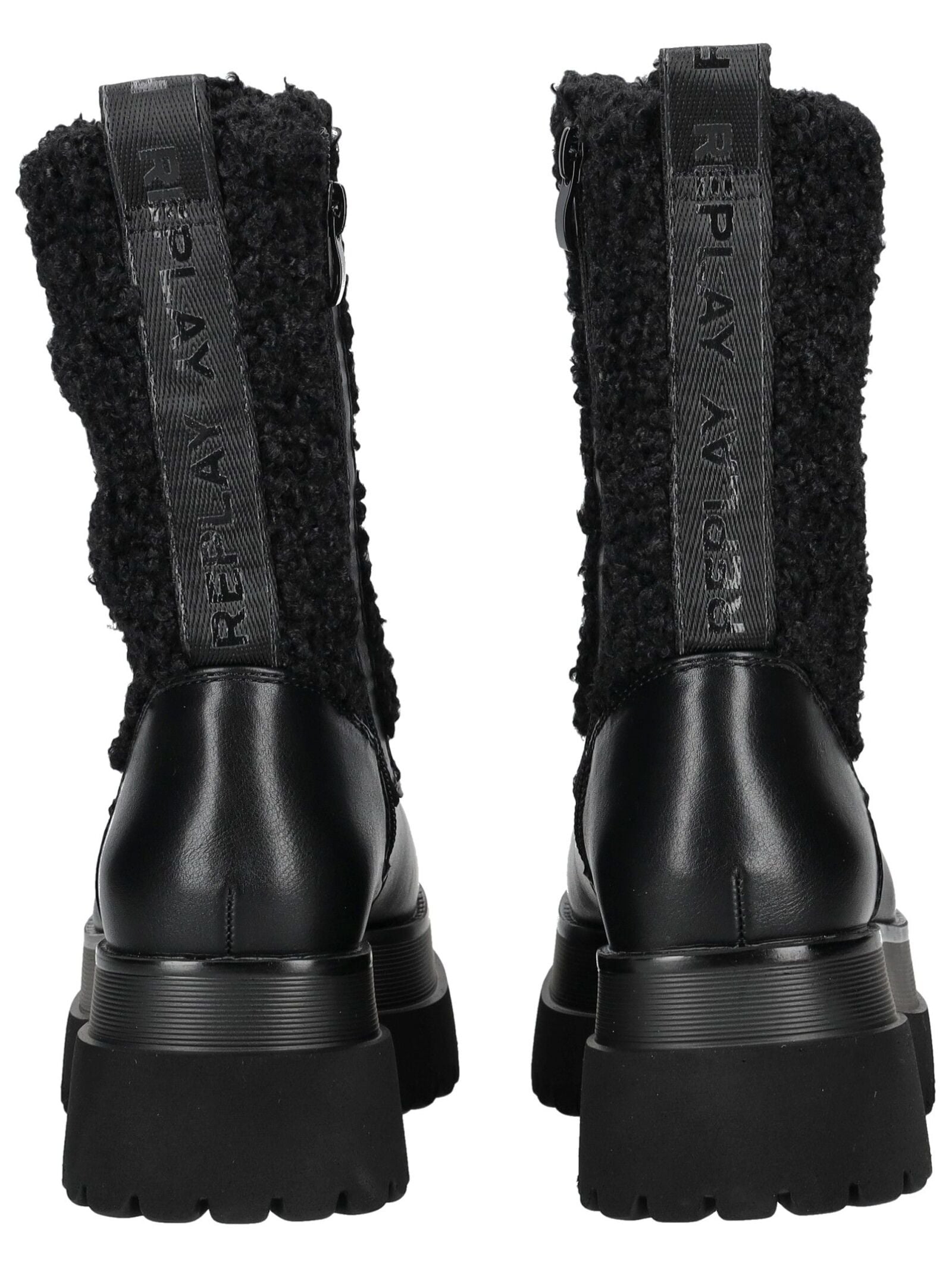 Replay Schnürstiefel »Replay Stiefel Lederimitat/Textil«