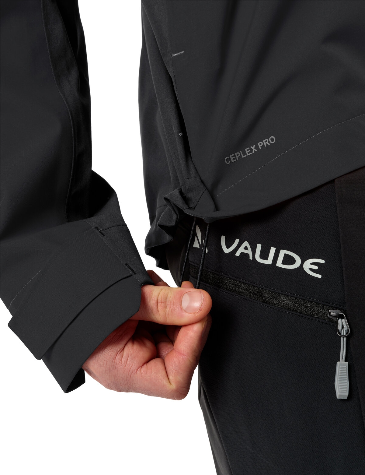 VAUDE Fahrradjacke »MEN'S MOAB PRO RAIN JACKET« wasserdicht mit Ceplex Pro Membran, Übergangsjacke, wasserdicht