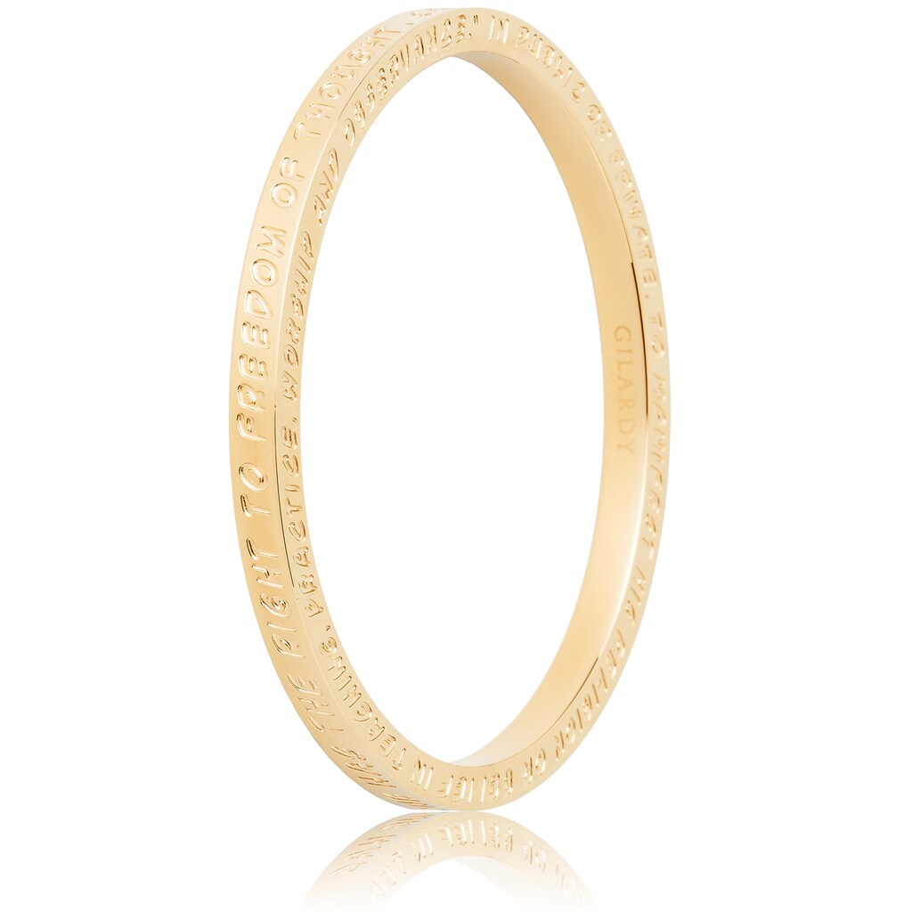 Gilardy Armband »Edelstahl PVD gelbgold«