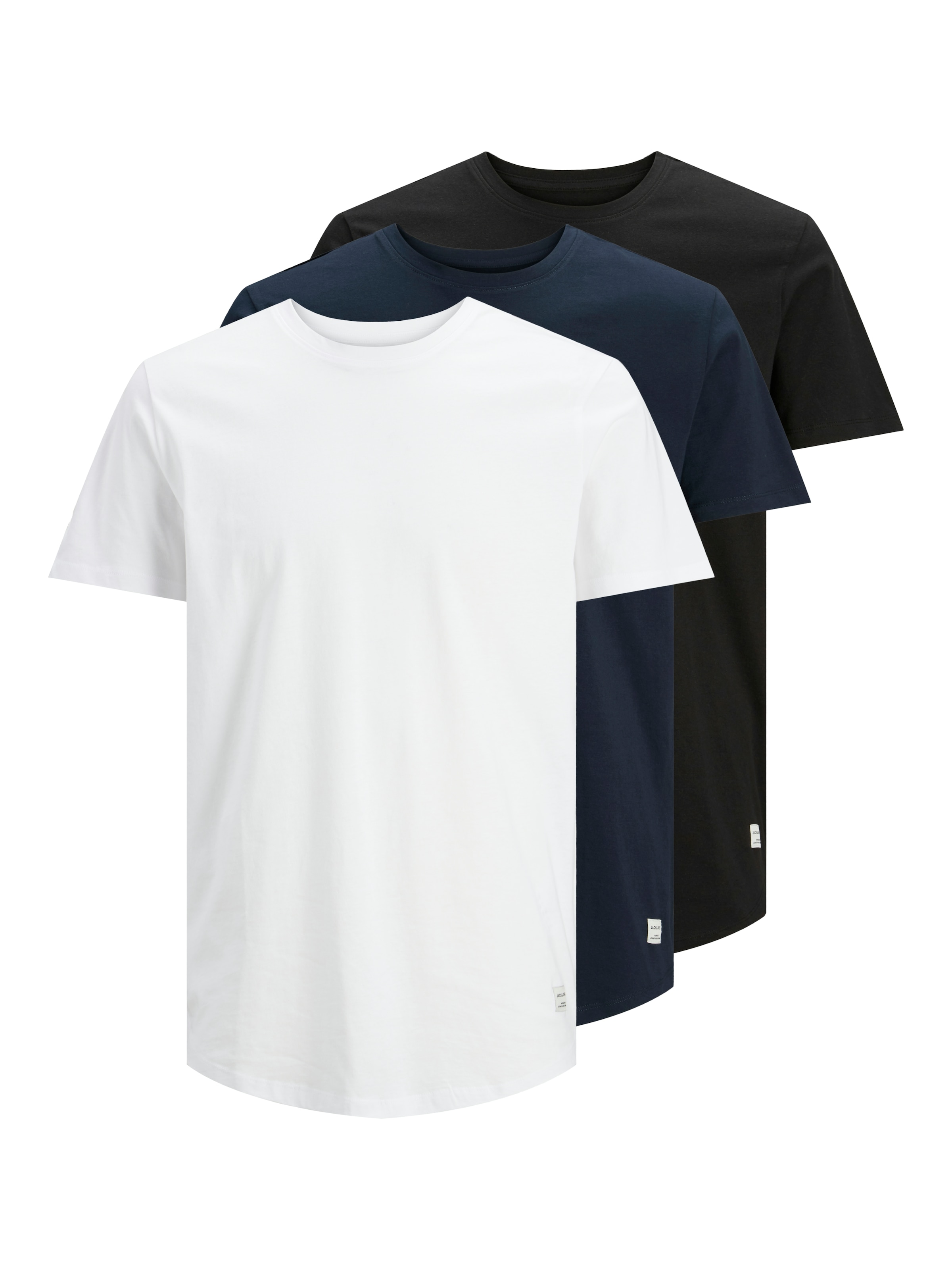 Jack & Jones Rundhalsshirt "JJENOA TEE SS CREW NECK 3PK MP NOOS" Packung, 3 günstig online kaufen
