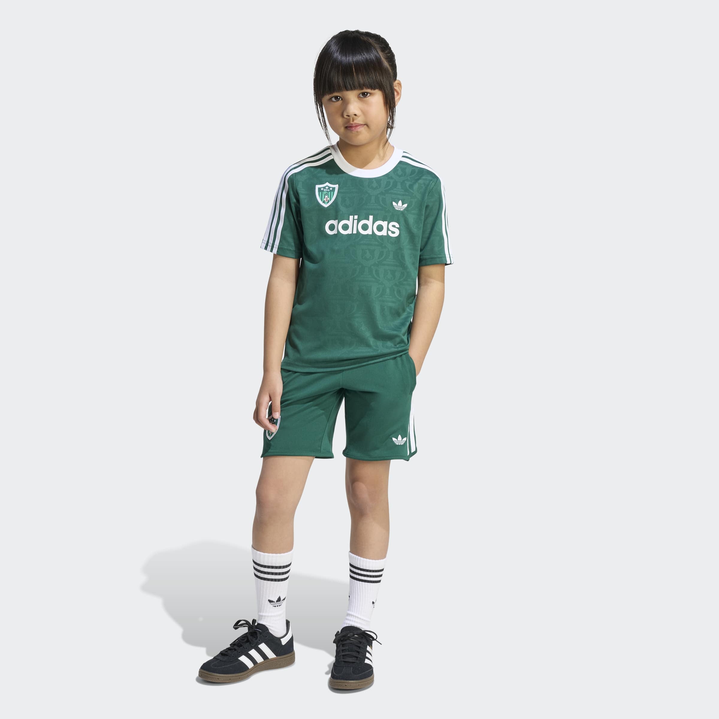 adidas Originals T-Shirt & Shorts »JERSEY SET« für Kinder, aus Polyester