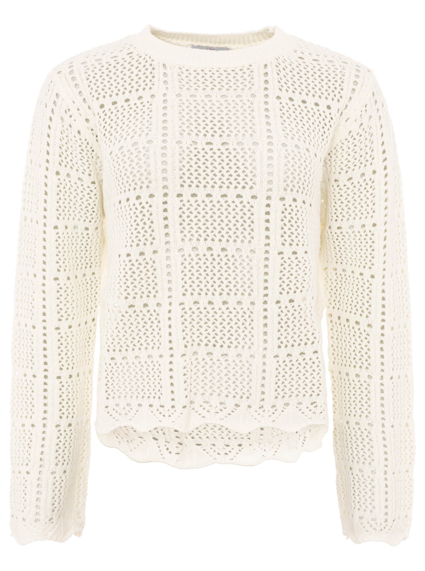 Zwillingsherz Strickpullover ""Lochstrick"" mit Lockstrickmotiv günstig online kaufen