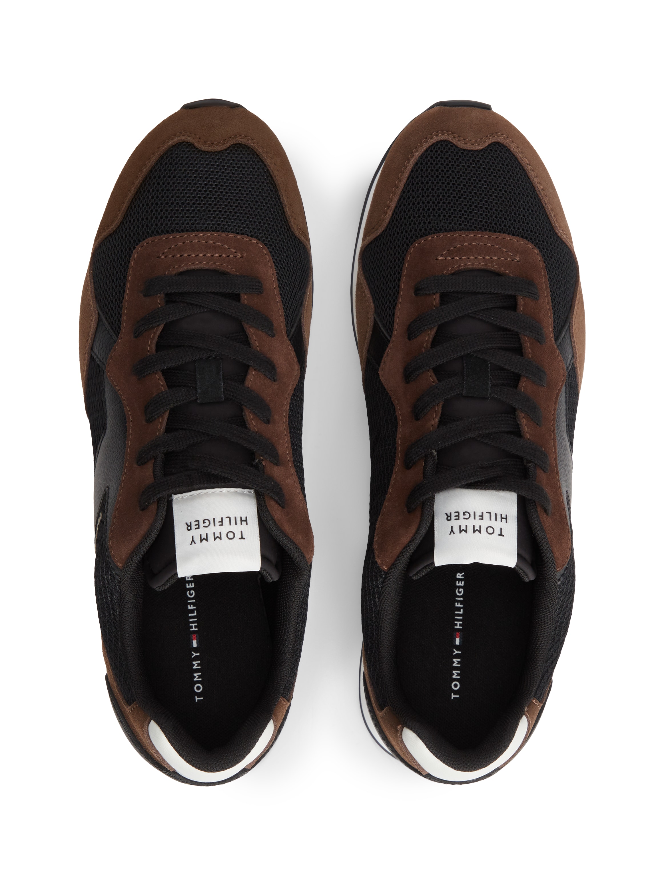 Tommy Hilfiger Sneaker »T HILFIGER CORE MIX RUNNER«  Schnürschuh, Halbschuh, Freizeitschuh mit Kontrastbesätzen