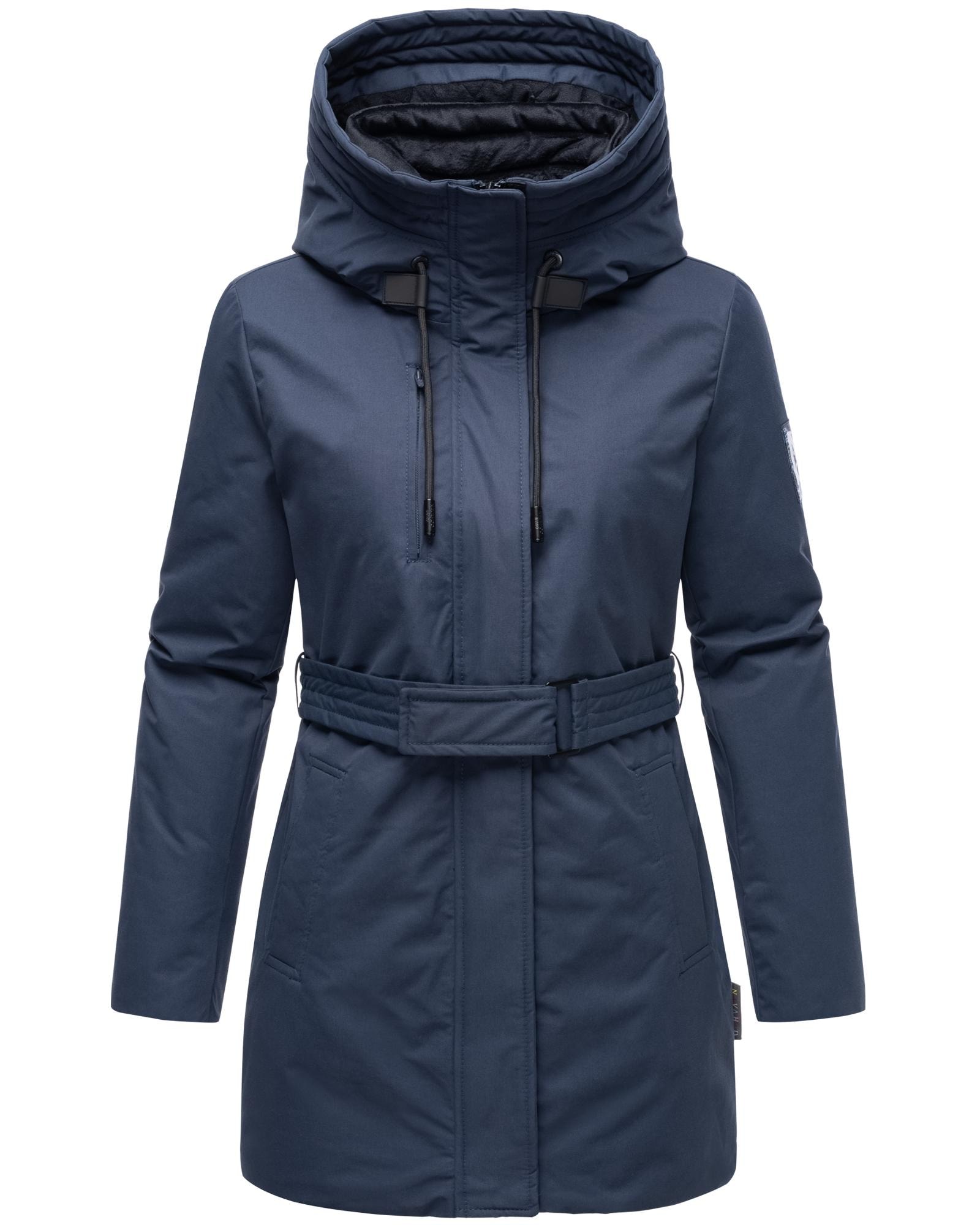 Winterjacke »Eishauch 14«, mit Kapuze, Damen Winterparka mit Taillengürtel und...