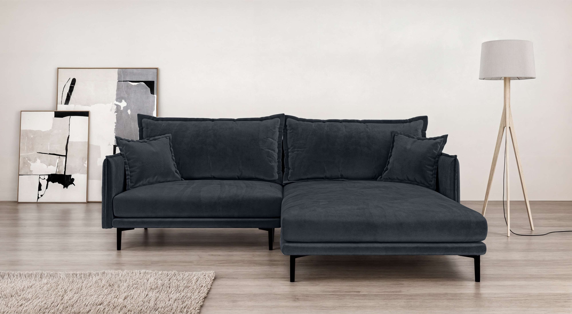 INOSIGN Ecksofa "ALEXANDRIA mit Recamiere rechts oder links bestellbar, mod günstig online kaufen