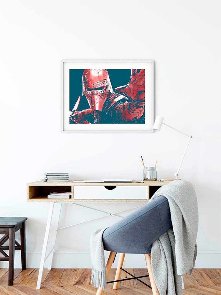 Komar Bild »Star Wars Faces Kylo«, Star Wars, (1 St.), Wandbild zur Dekoration im Kinderzimmer - ohne Rahmen