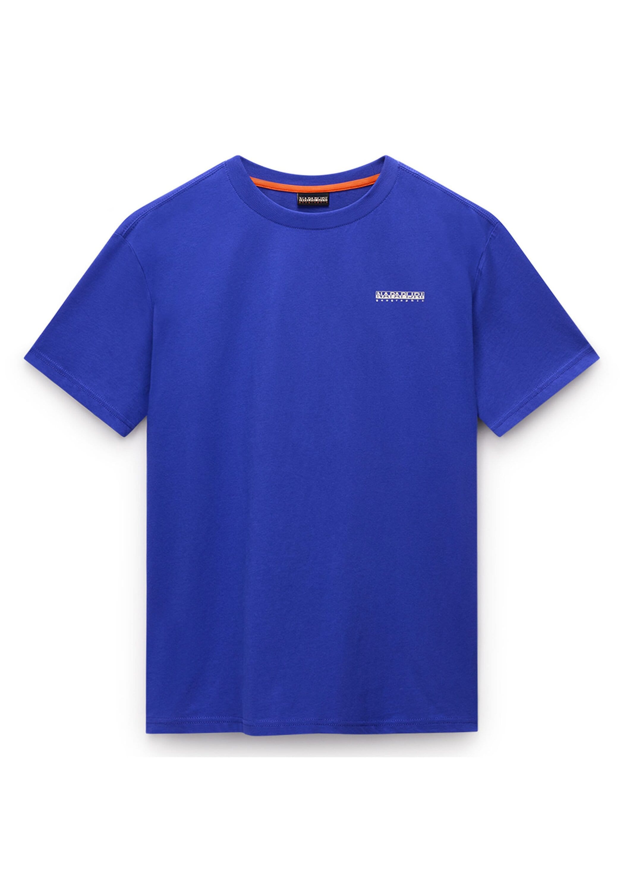 NAPAPIJRI Damen T-Shirt "T-Shirt S-SMALL BOX 1er Pack", blau, Gr. XXL, Obermaterial: 100% Baumwolle CO., Shirts
