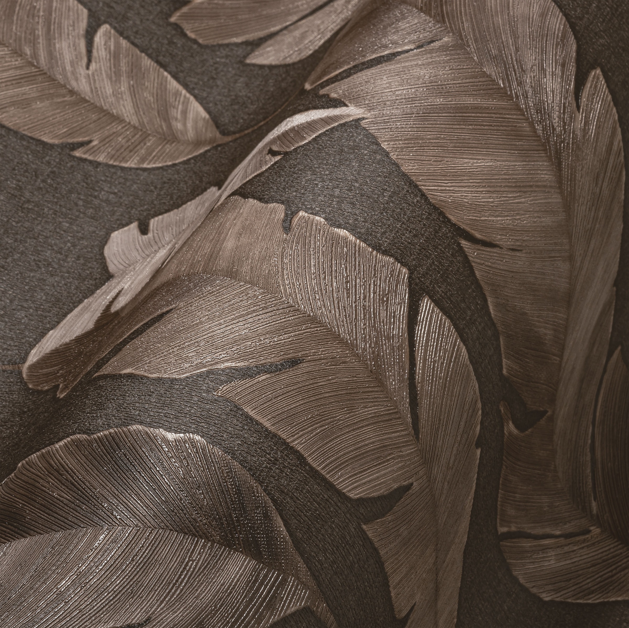 Living Walls Vliestapete "Metropolitan Stories. Travel Styles. Blättertapete" Gemustert Matt Neutral Glatt Tapete Floral Modern Chic 3D-Effekt
