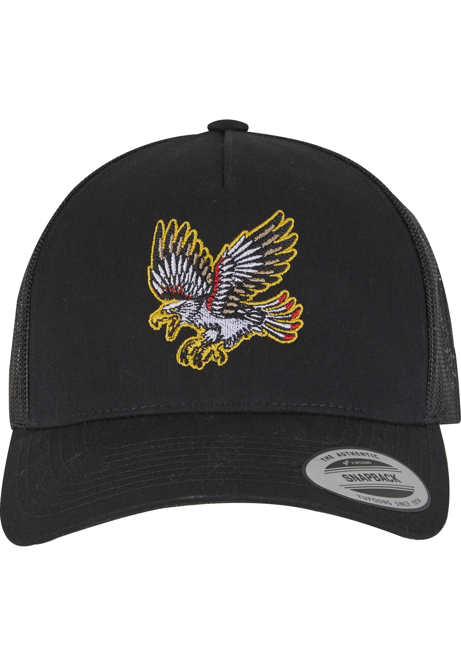 MisterTee Trucker Cap "MisterTee Bravery Eagle Trucker Cap5-Panel Retro Trucker Cap"