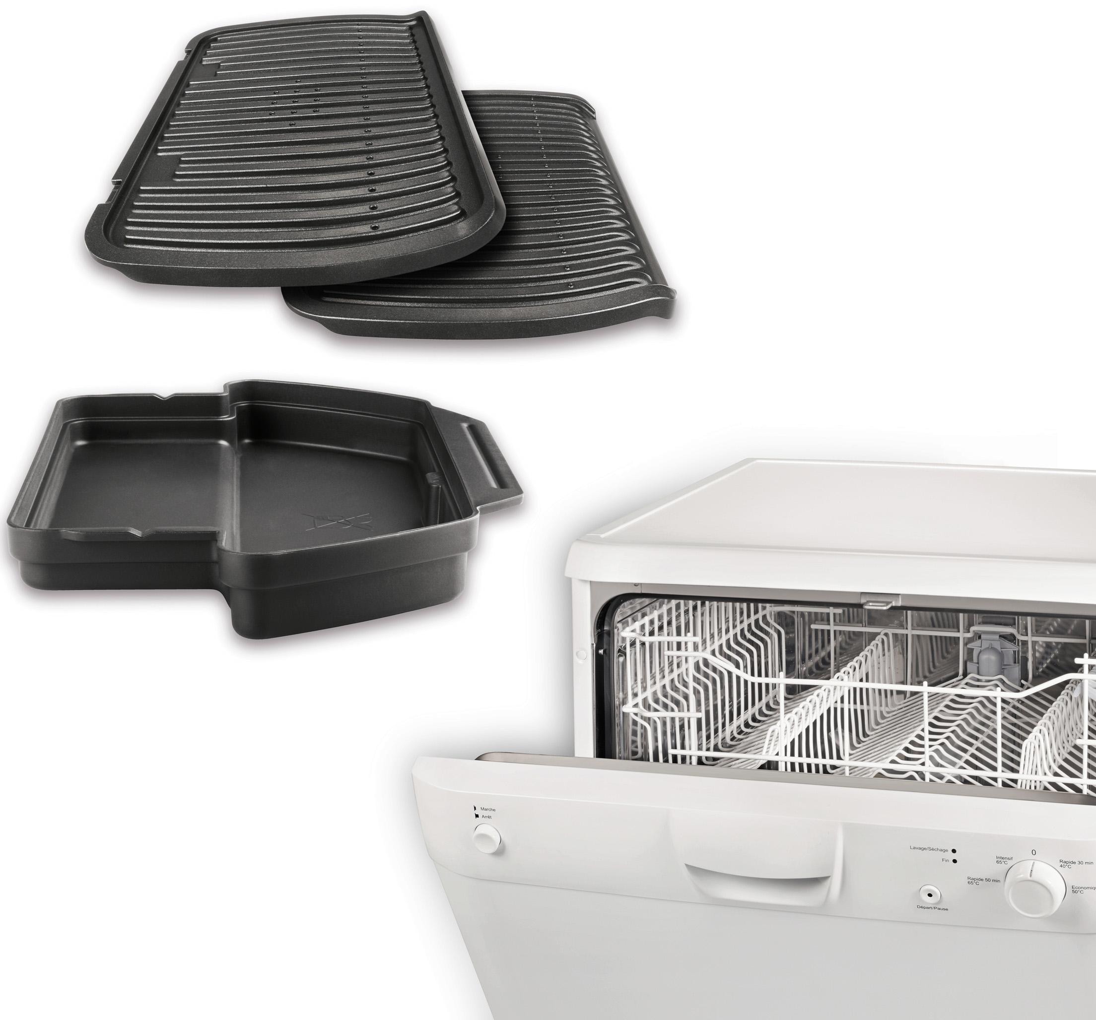 Tefal Kontaktgrill »GC722D OptiGrill+ XL«, 2180 W, XL-Grillfläche, automatische Anzeige des Garzustands