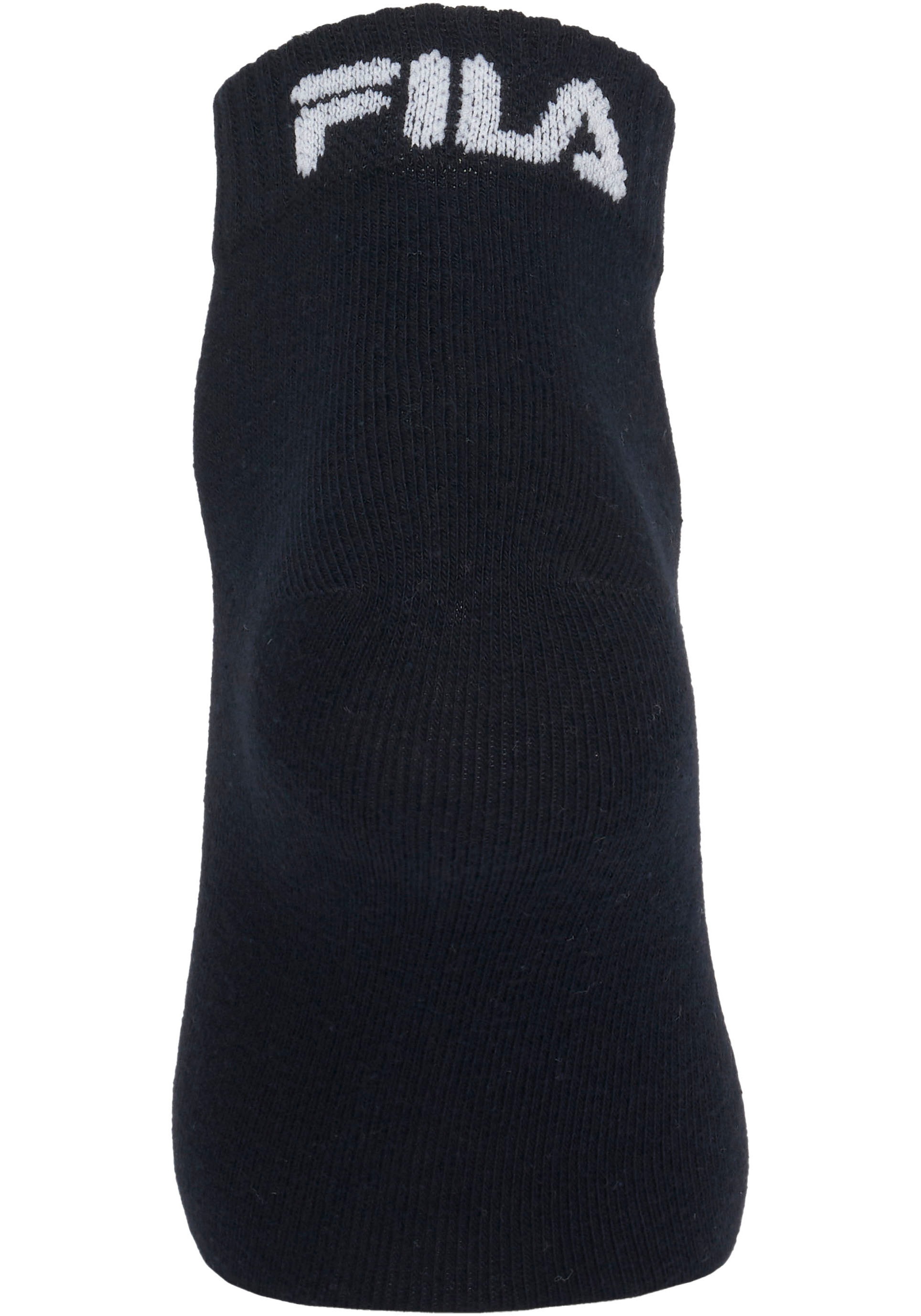 Fila Kurzsocken »UNISEX INVISIBLE PLAIN SOCKS«, (6 Paar), Baumwollmischung, Rippenbündchen, flache Zehennaht