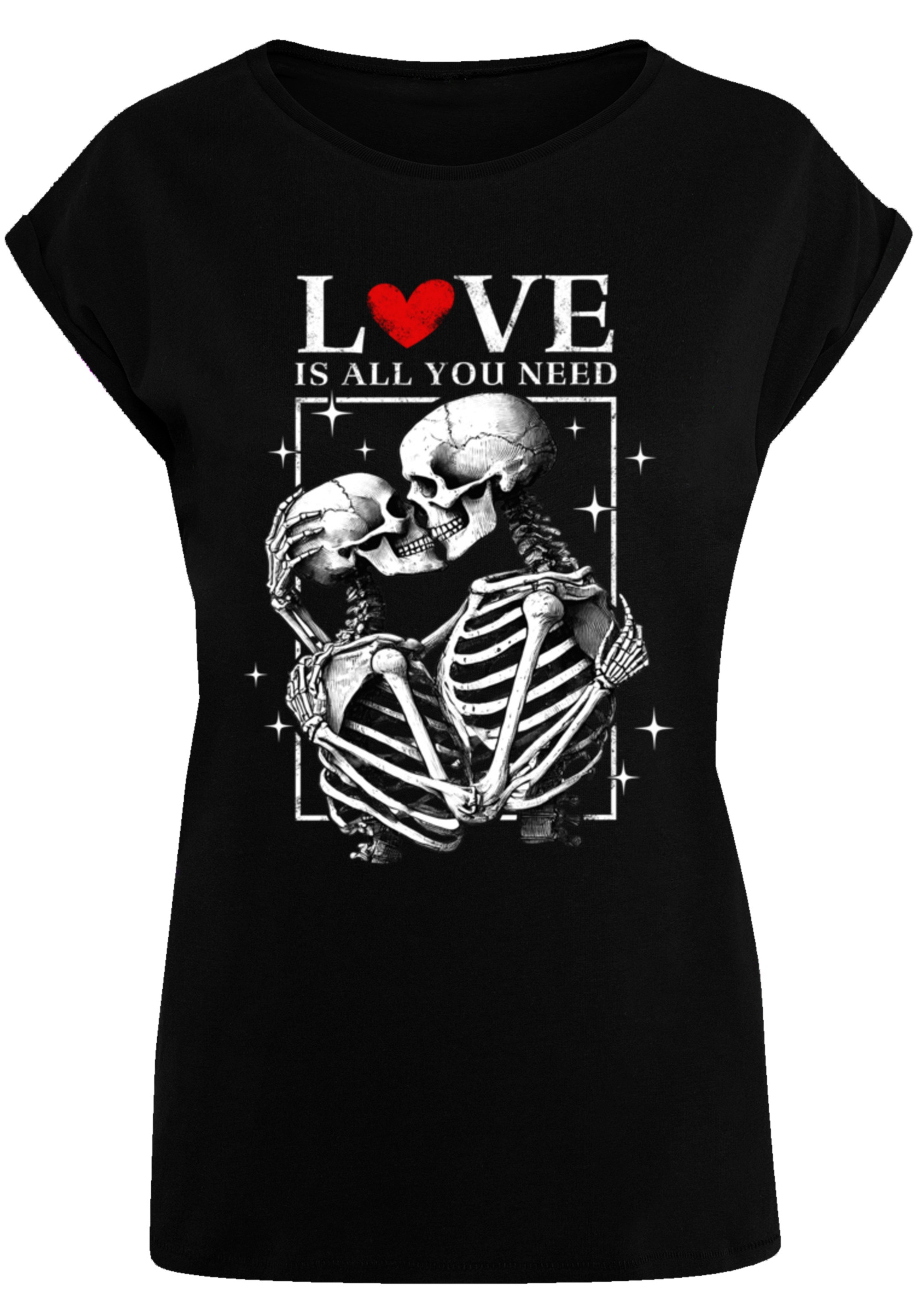 F4NT4STIC T-Shirt »Love is all you need«, Premium Qualität