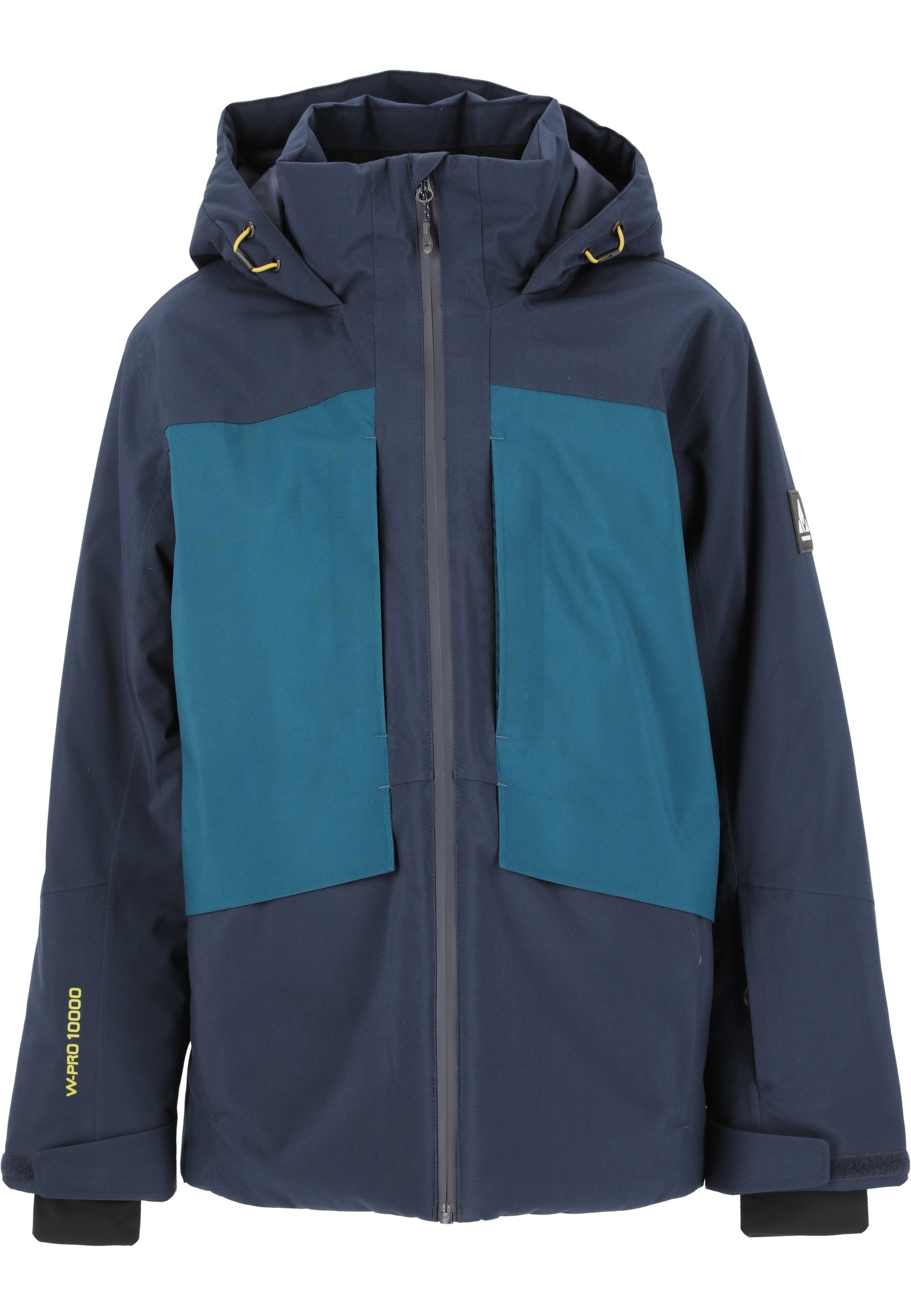 Skijacke WHISTLER "Kingland jr.", Jungen, Gr. 140, blau (dunkelblau, blau), 100% Polyester, mehrfarbig, normal, ohne Ausschnitt, Jacken Skijacke, mit wasserdichter Eigenschaft