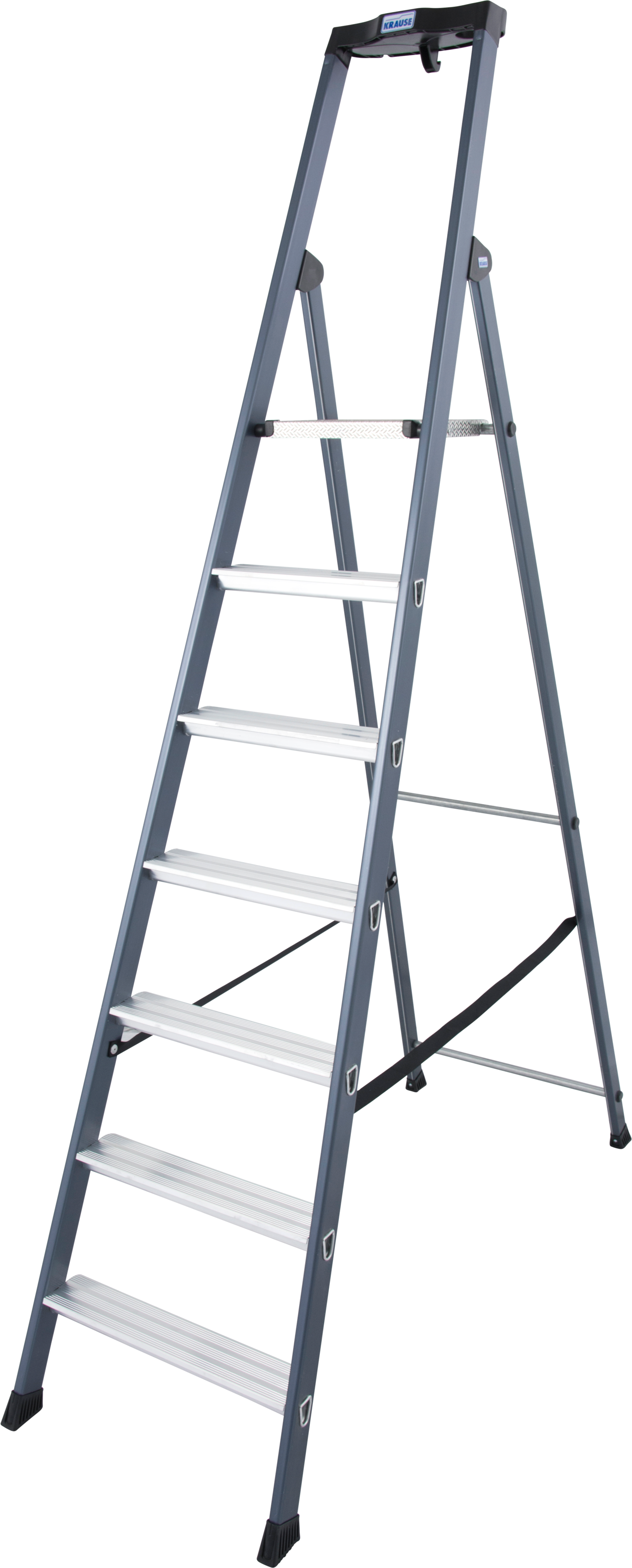 KRAUSE Stehleiter »SePro S«, Alu eloxiert, 1x7 Stufen, Arbeitshöhe ca. 350 cm