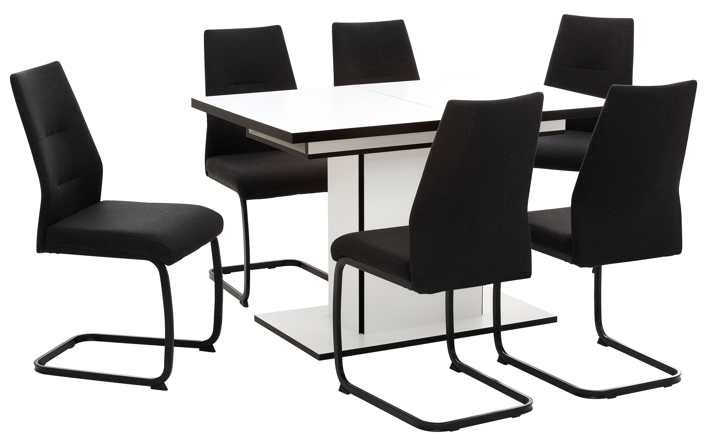 HELA Essgruppe "Ariana, Esstisch mit 6 Stühlen, ausziehbarer Küchentisch" S günstig online kaufen