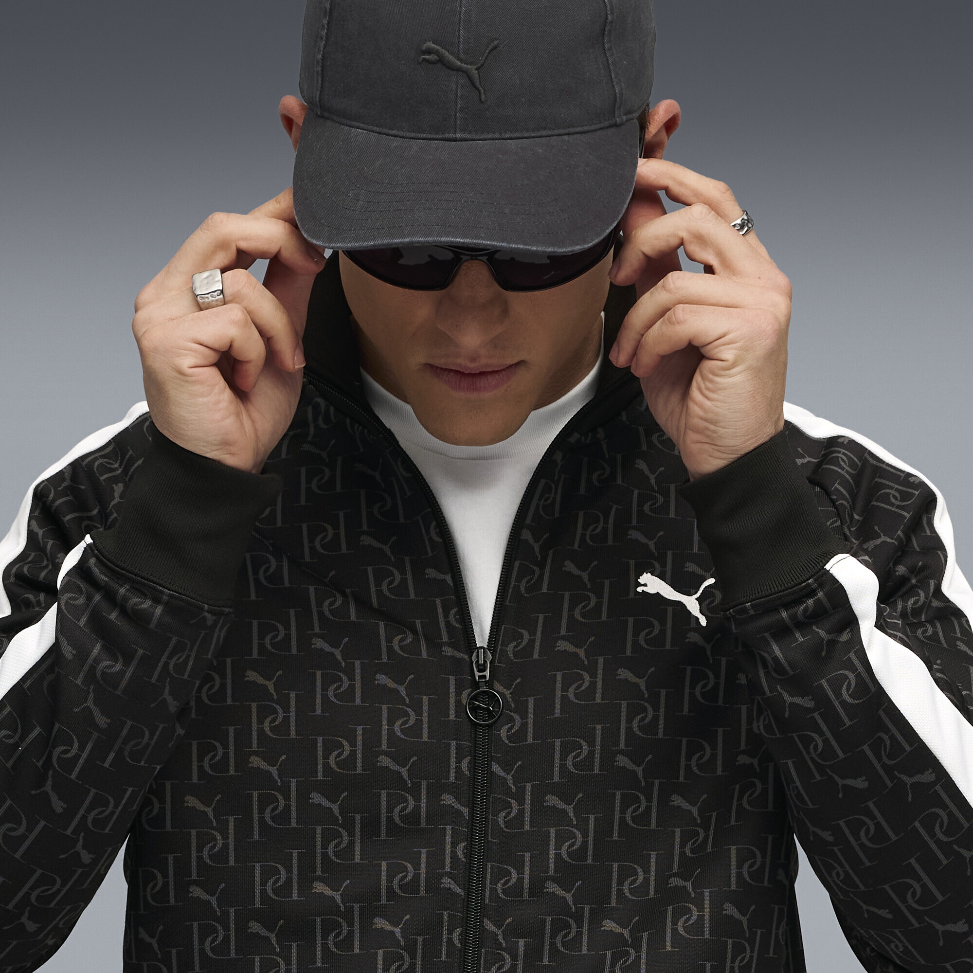 PUMA Trainingsjacke »T7 Allover-Print Trainingsjacke Herren«