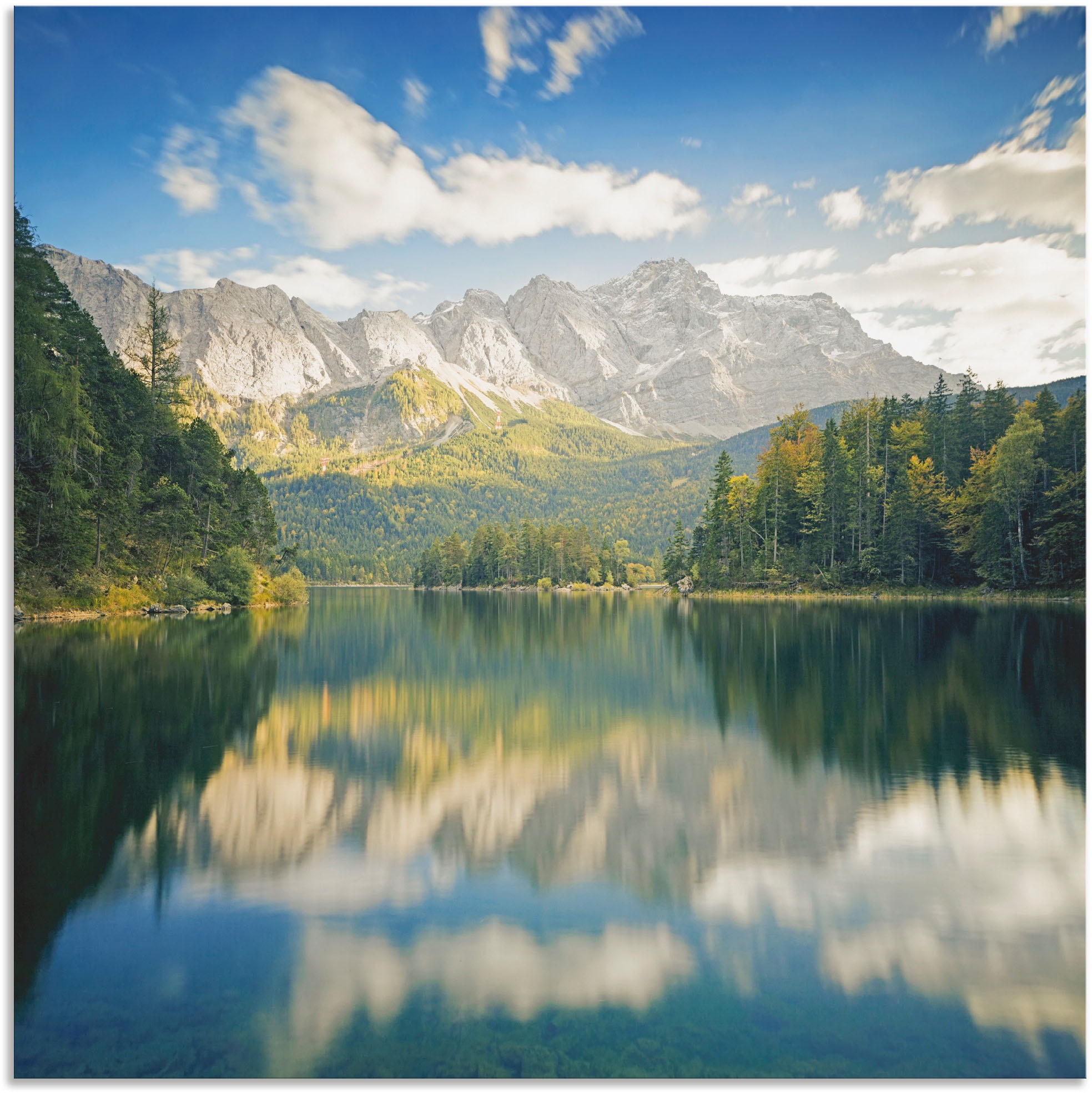 Artland Paveikslas »Zugspitze su Eibsee« Berge...