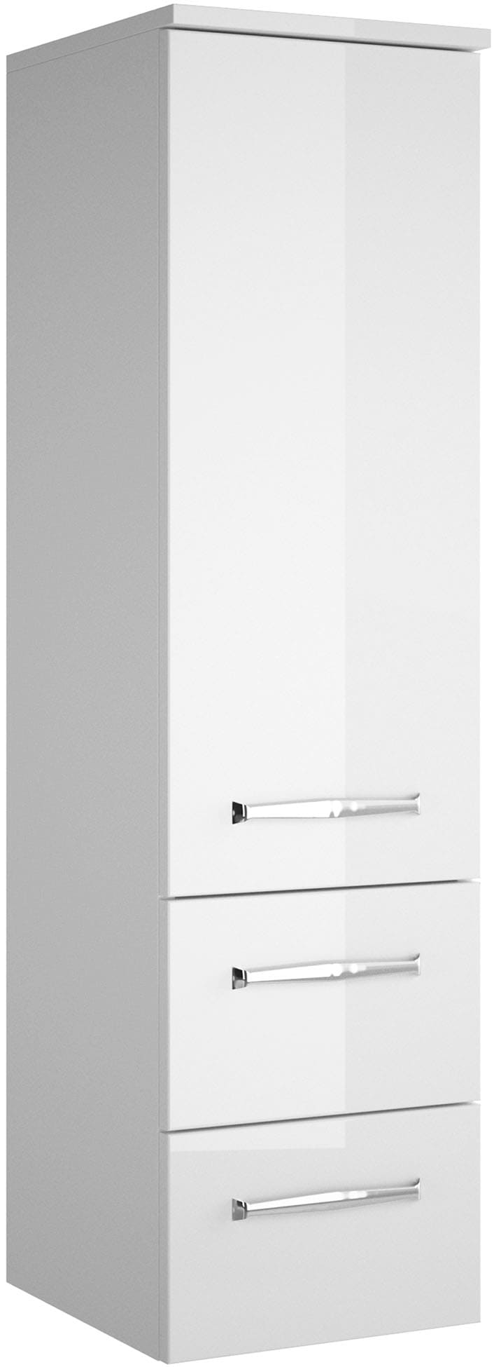Saphir Badmöbel-Set »Badmöbel-Set Trentino 3-tlg Mineralmarmorwaschtisch,LED-Spiegelschrank«, (4 St.), Badezimmer-Set mit Midischrank inkl. Türdämpfer