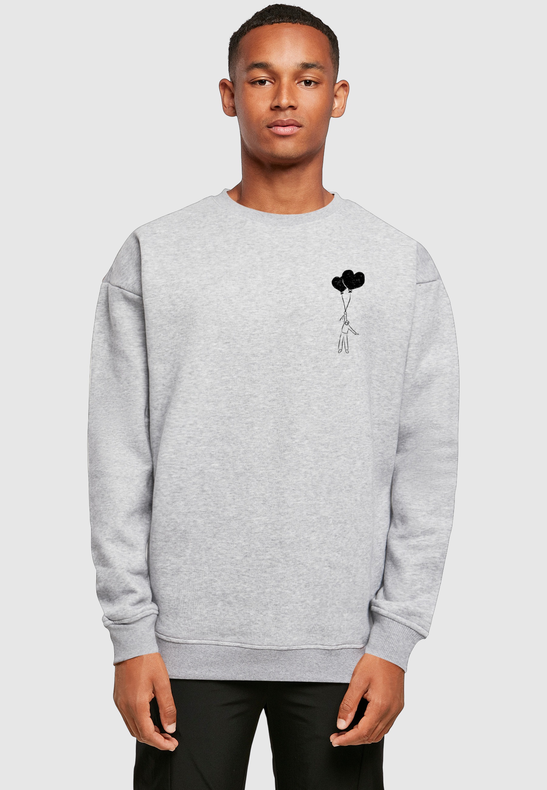 Thumbnail - Merchcode Sweater "Merchcode Love In The Air Sweat Crewneck", 1 Stk.