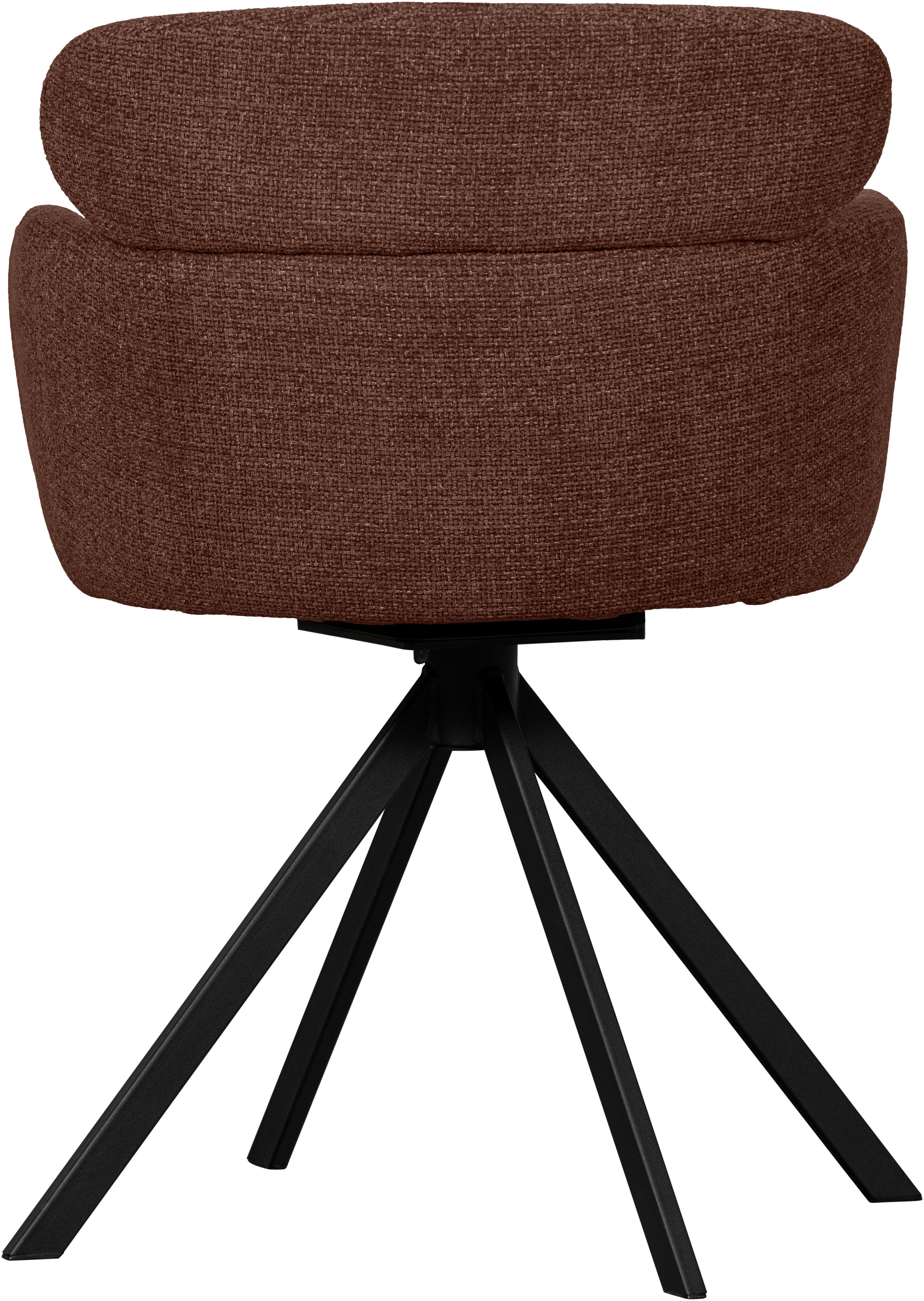 Thumbnail - WOOOD Esszimmerstuhl "Fenne" (Set) 2 Stk.Polterstuhl mit Drehfuß, gewebtem Stoff, Höhe 80 cm