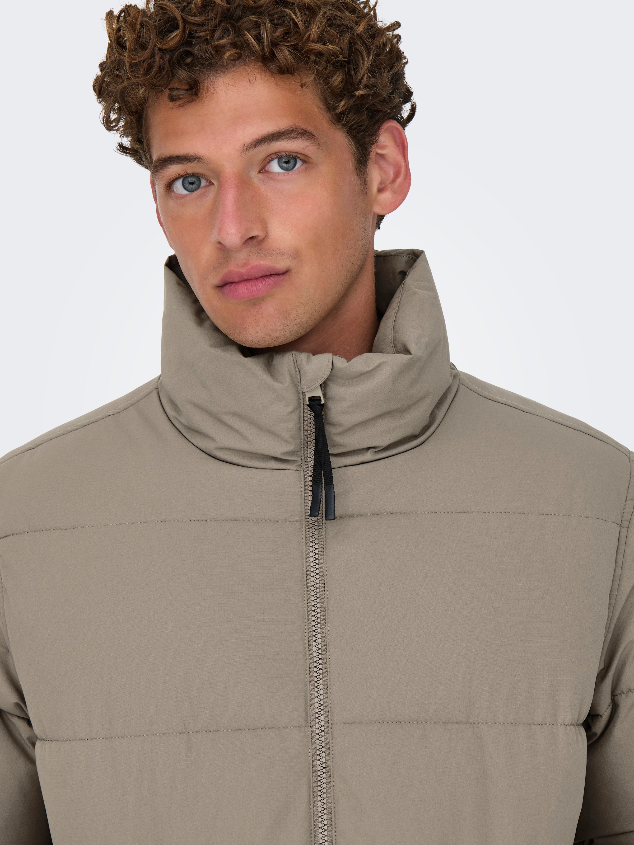 ONLY & SONS Steppjacke »ONSPACK LIFE PUFFER JACKET OTW«, ohne Kapuze