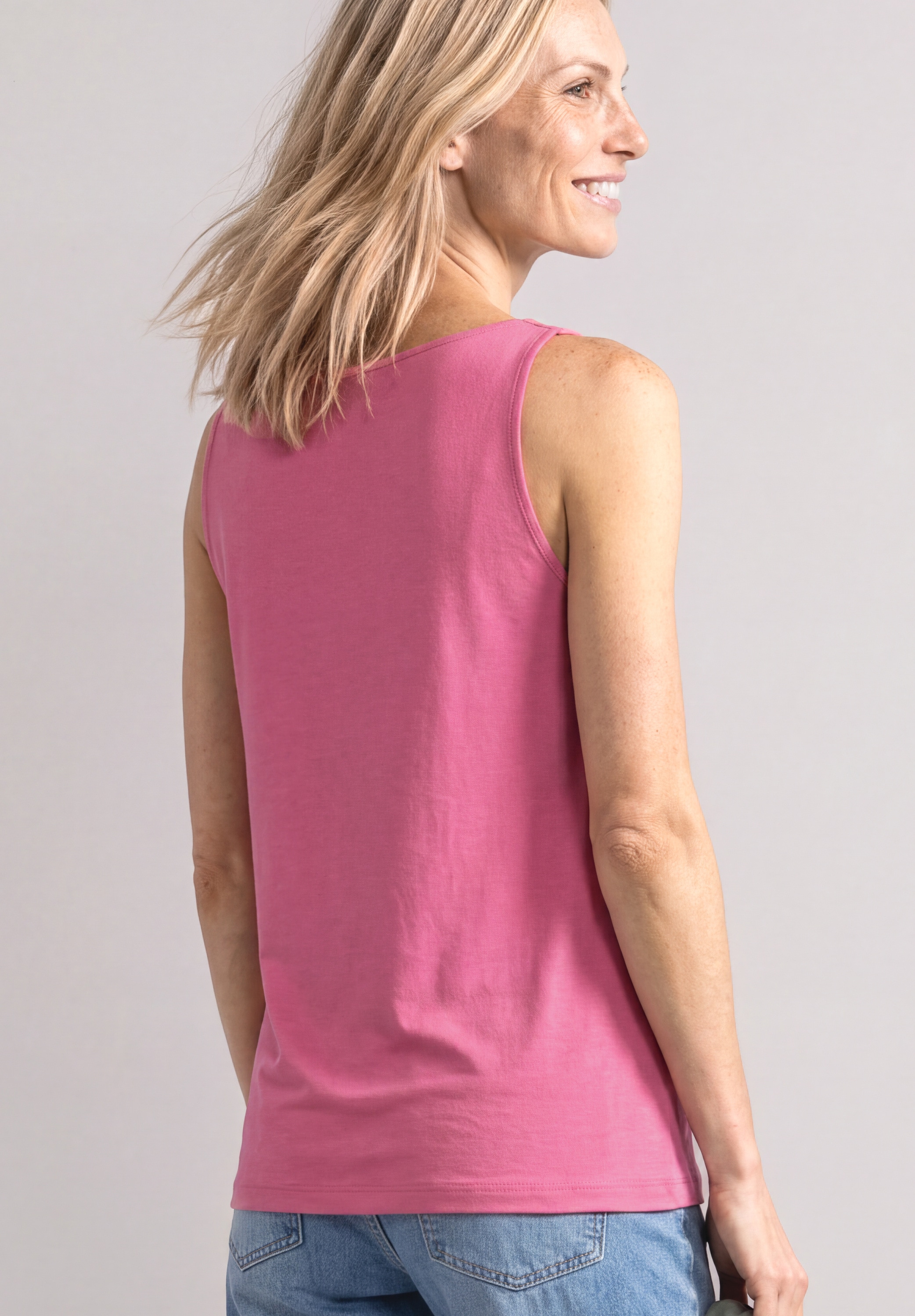 STREET ONE Tanktop mit V-Ausschnitt