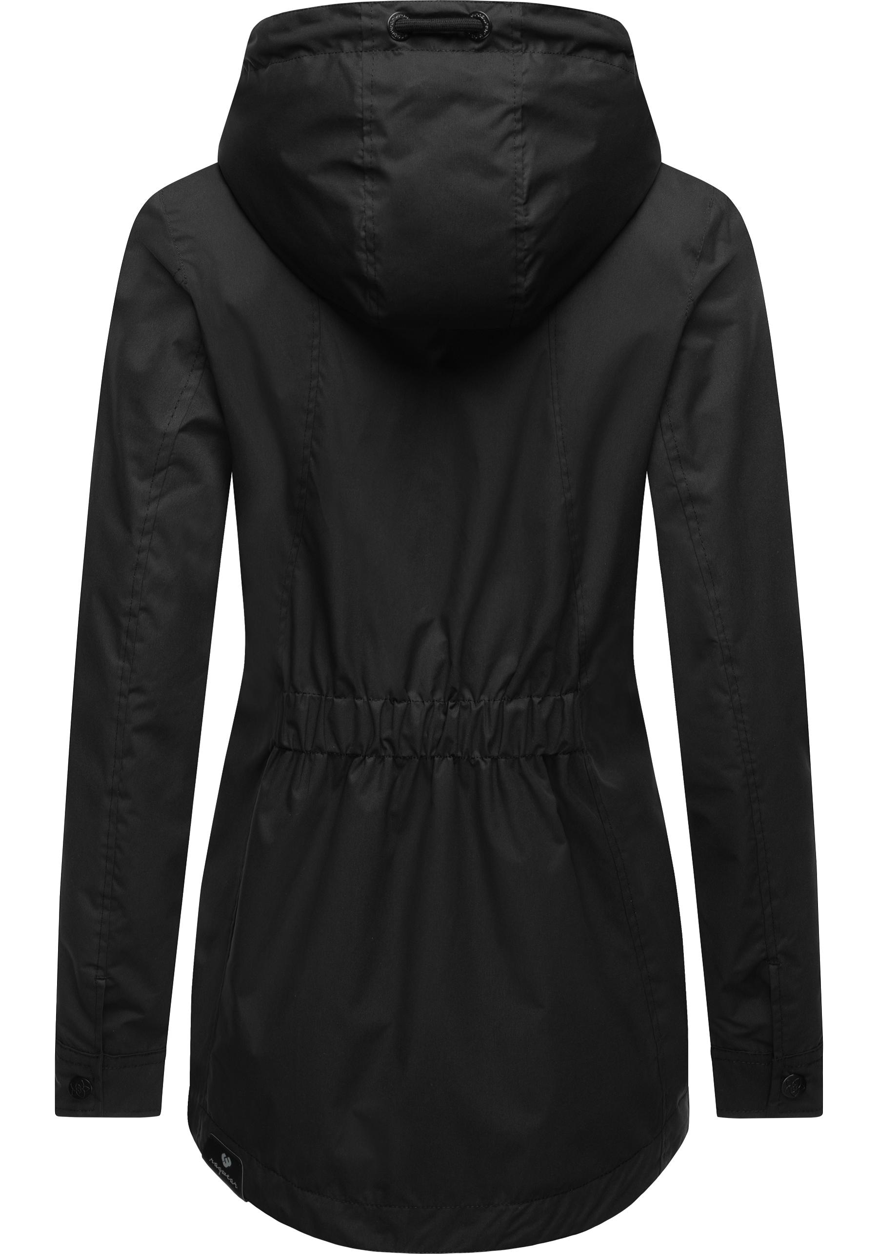 Ragwear Outdoorjacke »Zuzka«, mit Kapuze, stylische Übergangsjacke mit großer Kapuze