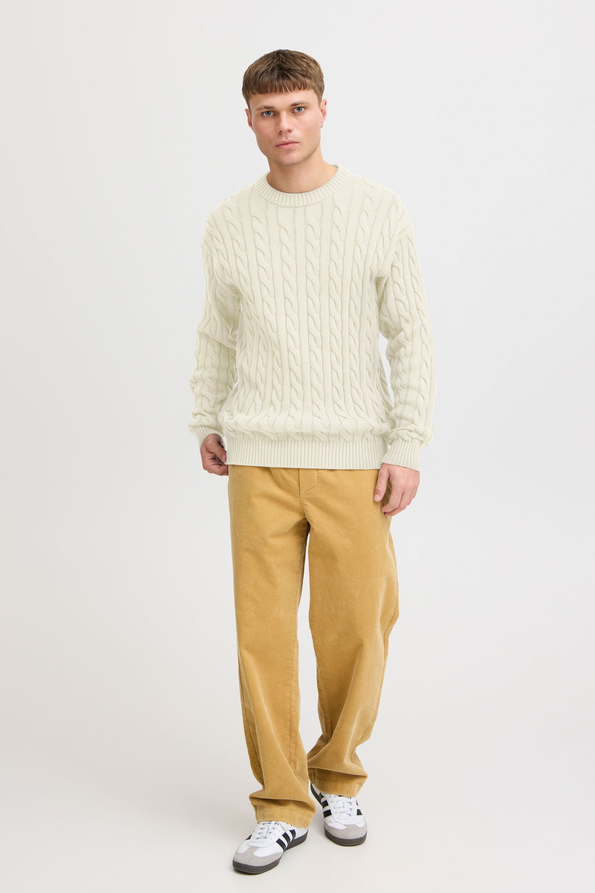 Solid Strickfleece-Pullover "Strickpullover SDMALCOLM" günstig online kaufen