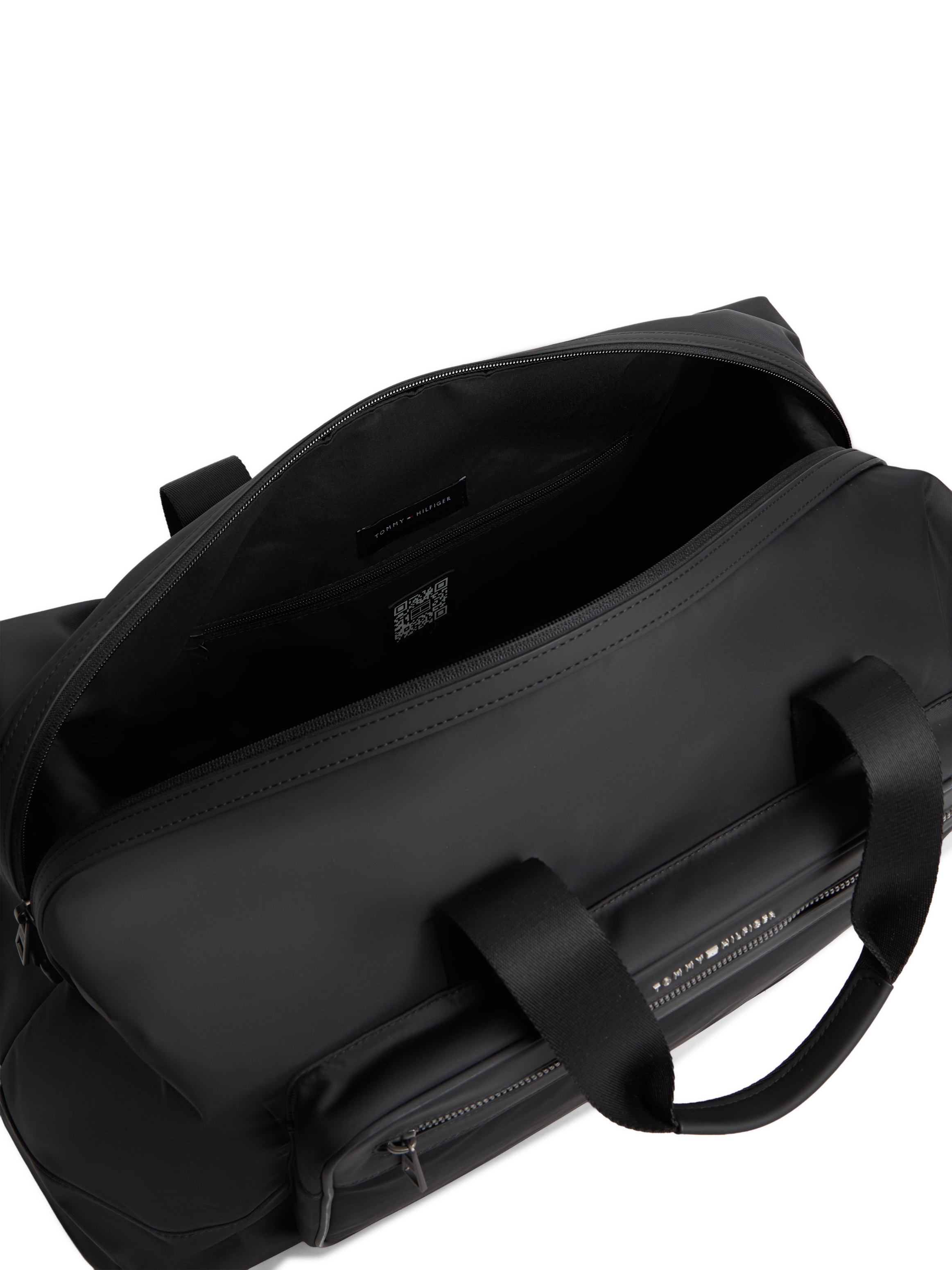 Tommy Hilfiger Weekender »TH REPREVE DUFFLE« Unisex Reisetasche, Geschäftstasche mit breitem Logo-Textilband