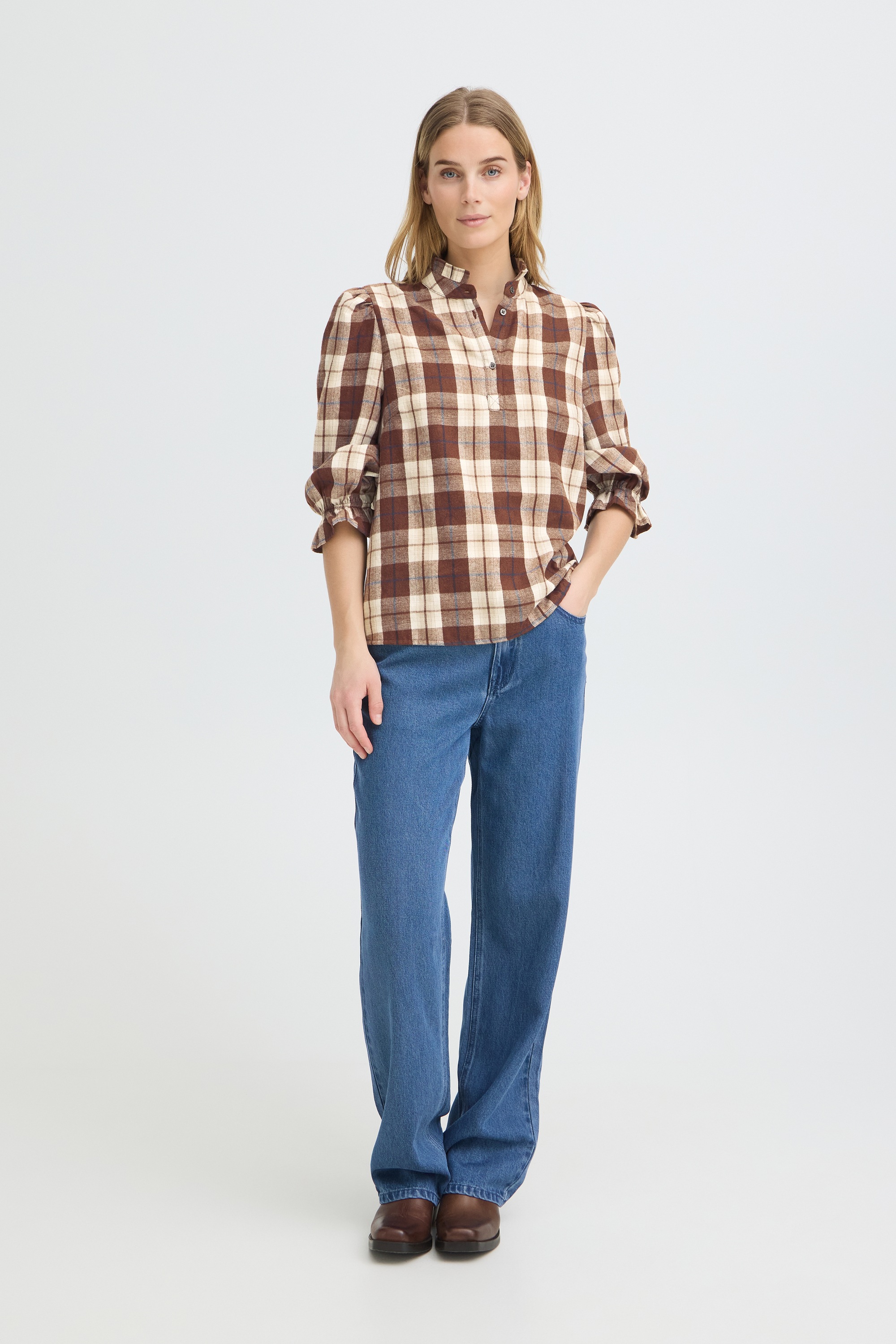 Pulz Jeans Blusentop »Damen Halblange Ärmel PZDEVA«