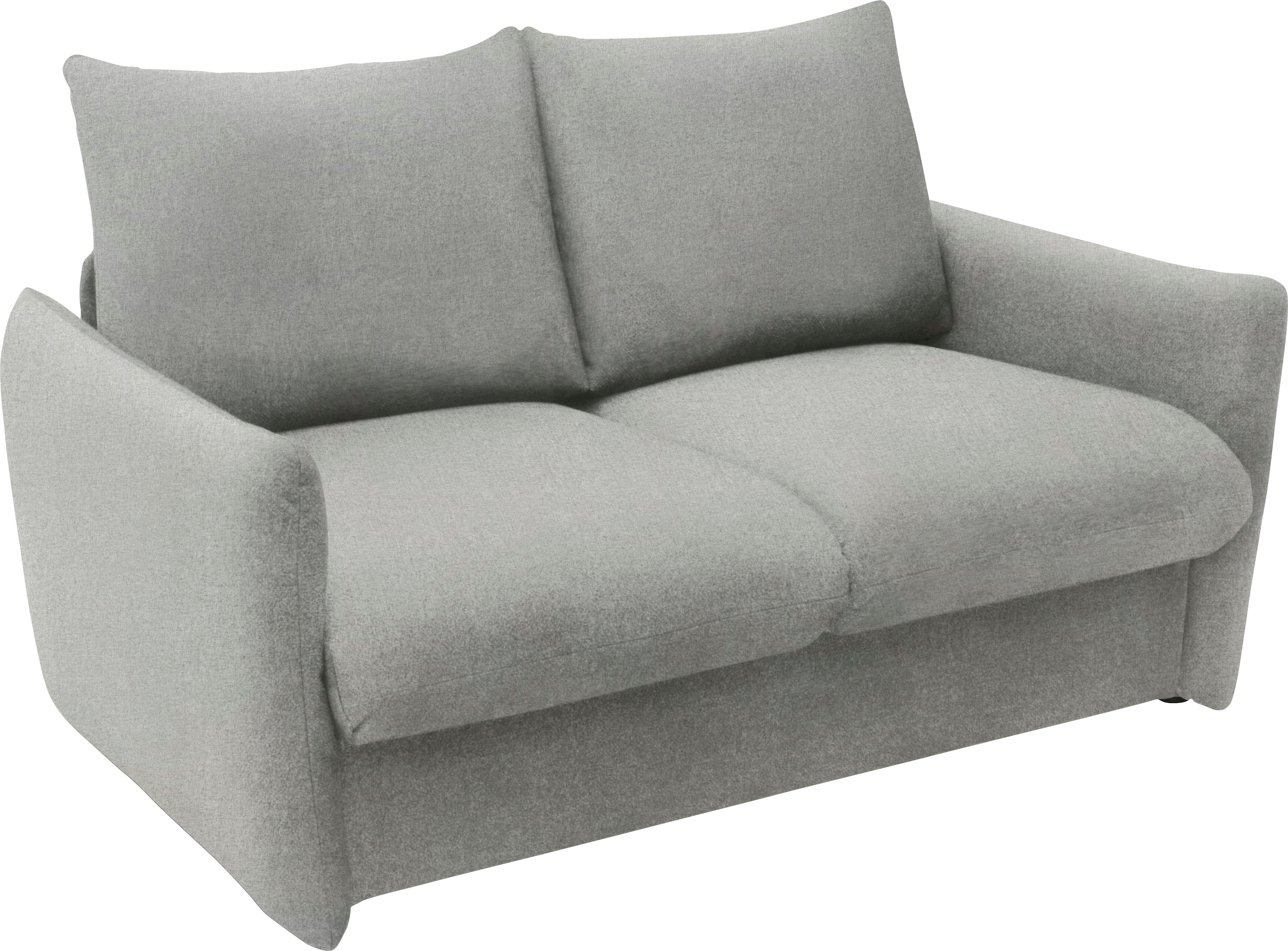 DOMO collection Schlafsofa »700023 Schlaffunktion, Federkern, 2-Sitzer, stabile Liegefläche«, Sitzflächen einzeln ausklappbar zum Schlafen, Relaxen und Entspannen