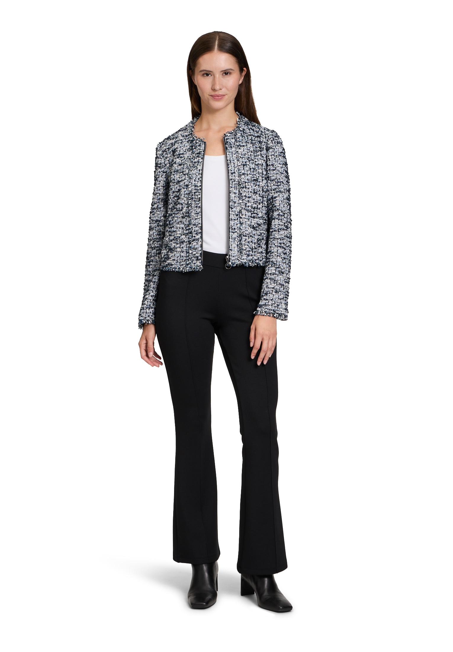 Betty Barclay Jackenblazer »Betty Barclay Blazer-Jacke mit Fransen«, Material
