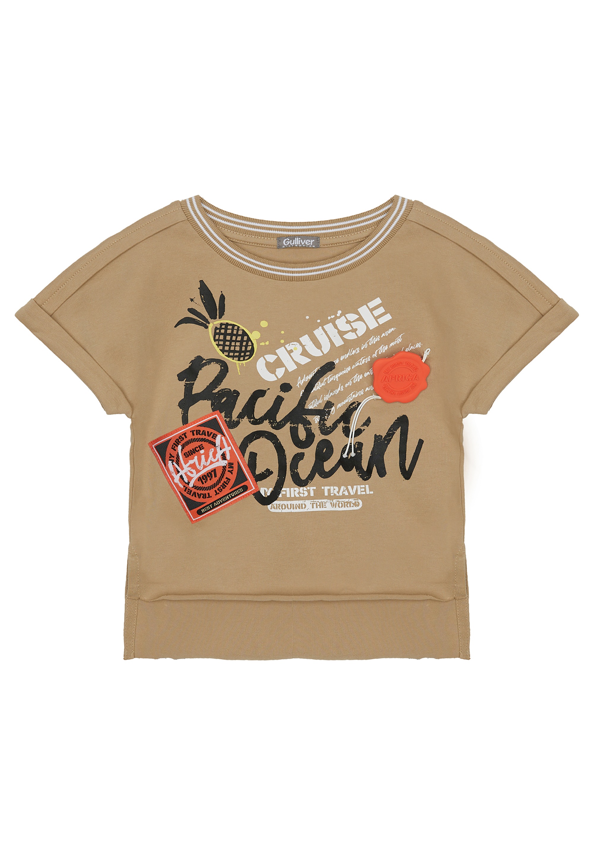 Gulliver T-Shirt, mit Print und Patch