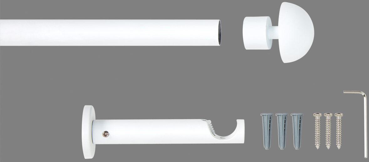 Good Life Vorhangstange "Redondo" Ø 20 mm 1 läufig-läufig Fixmaß günstig online kaufen