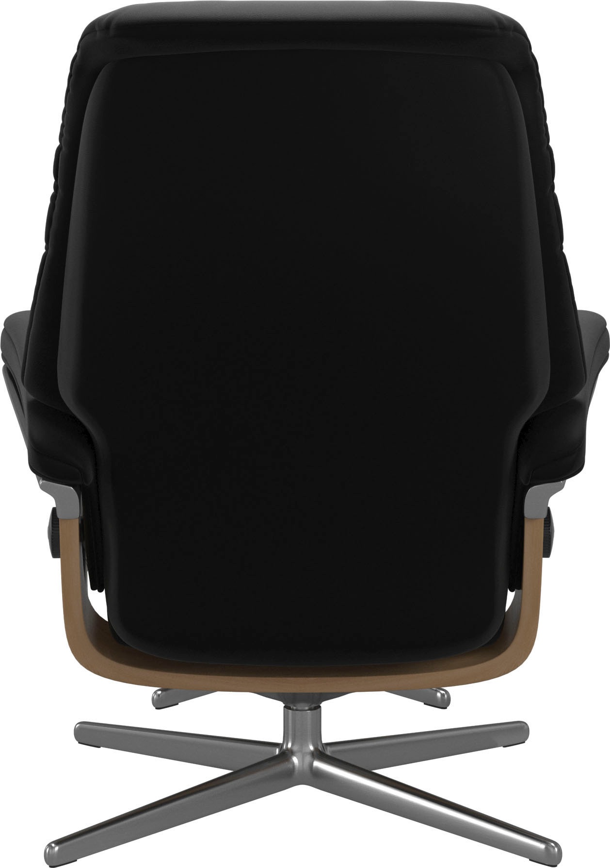 Thumbnail - Stressless "Sunrise" Set, Relaxsessel mit Hocker, mit Hocker, mit Cross Base, Größe S, M & L, Holzakzent Eiche