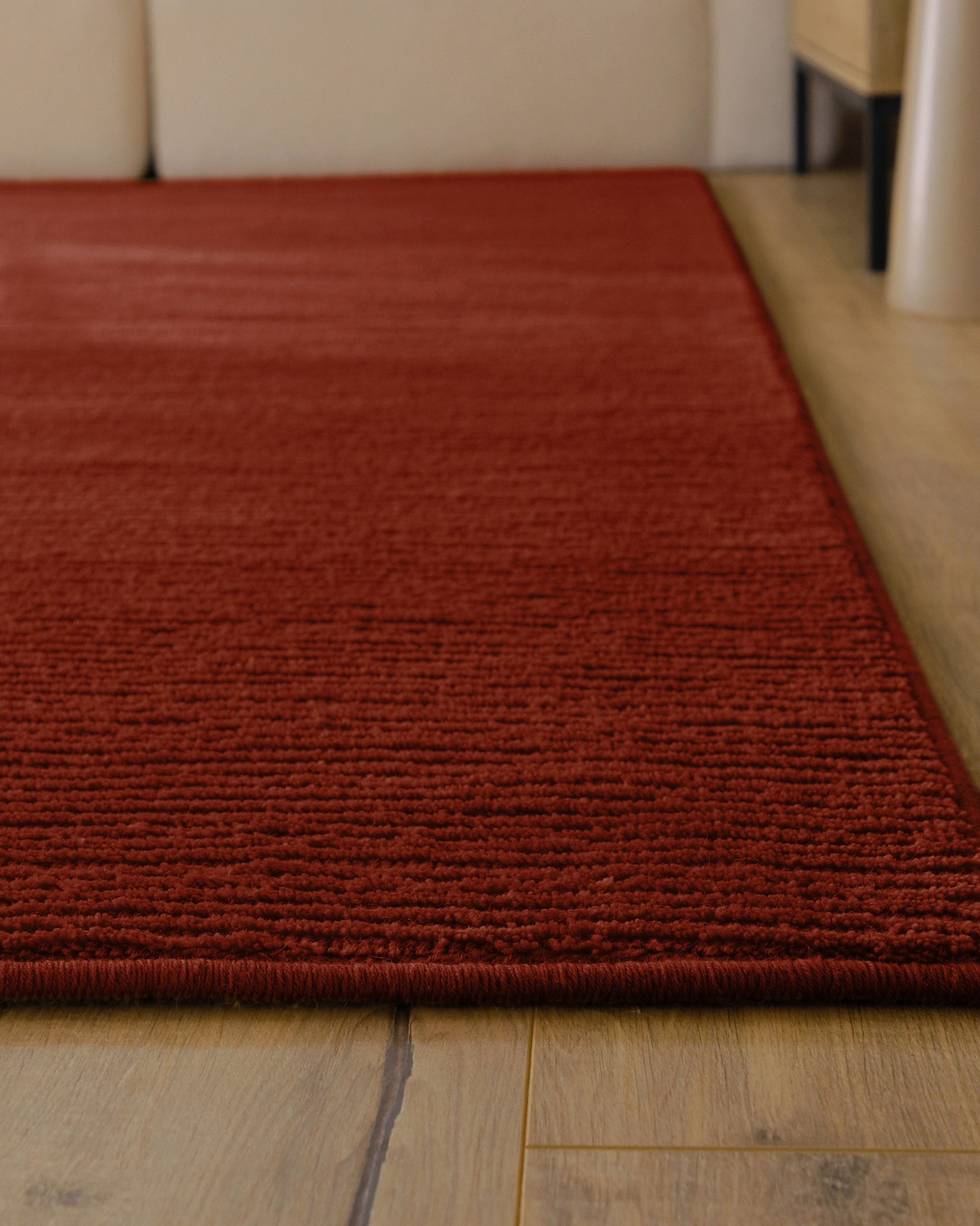 Wecon home Teppich »Castello ONE« rechteckig 7 mm Höhe Schurwolle, Kurzflor mit Hoch-Tief-Effekt, Wohnzimmer, Rautenmuster