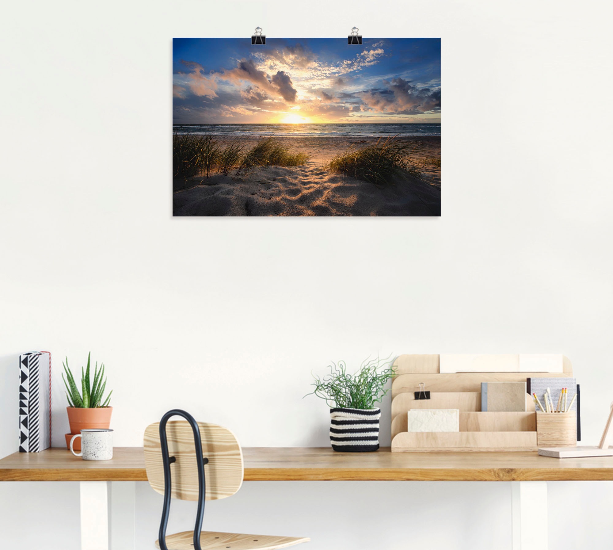 Artland Wandbild »Ostseestrand«, Strand, (1 St.), als Leinwandbild, Poster in verschied. Größen
