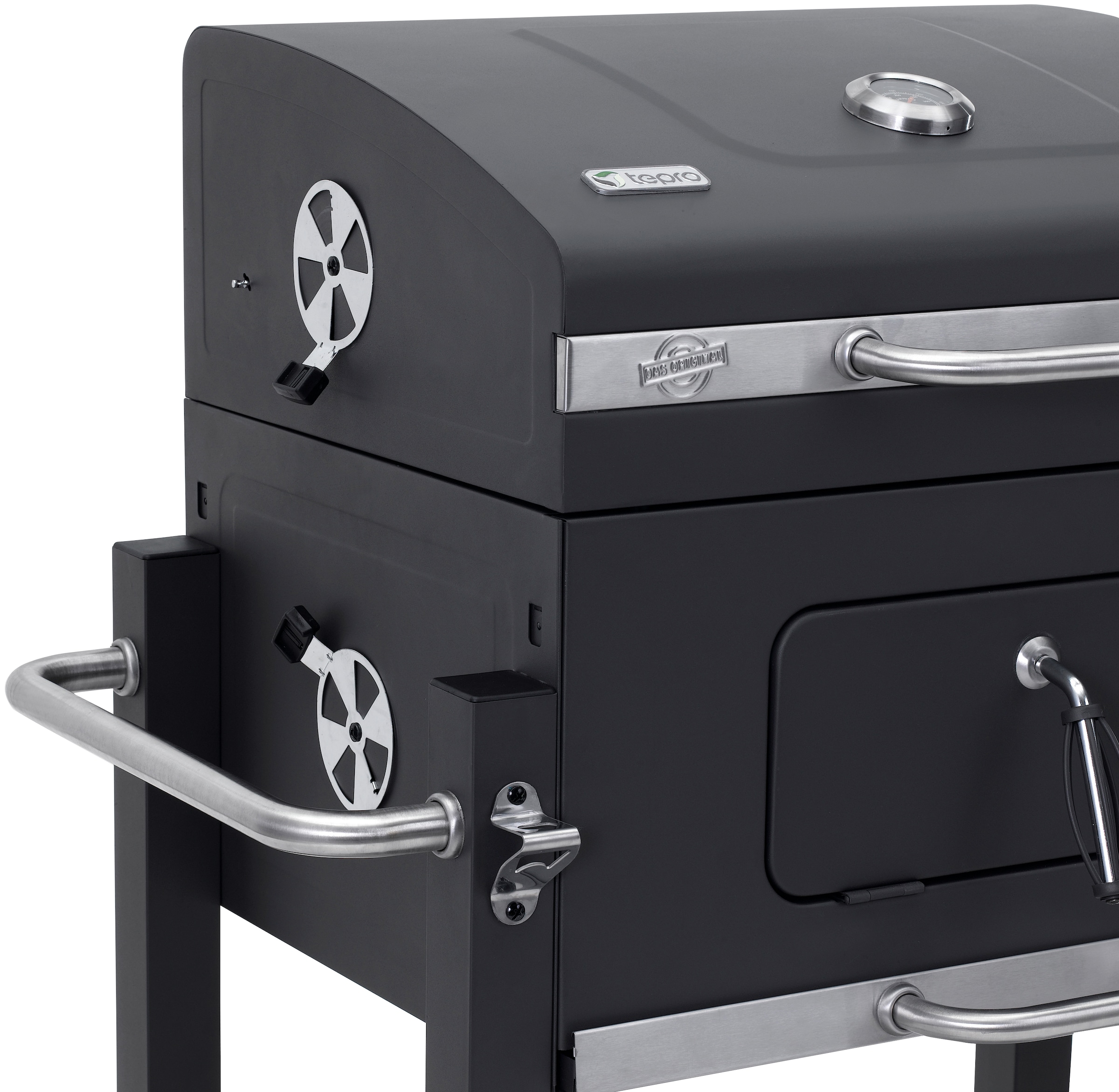 Tepro Holzkohlegrill »Grillwagen Toronto Click«, BxTxH: 115x67x107 cm