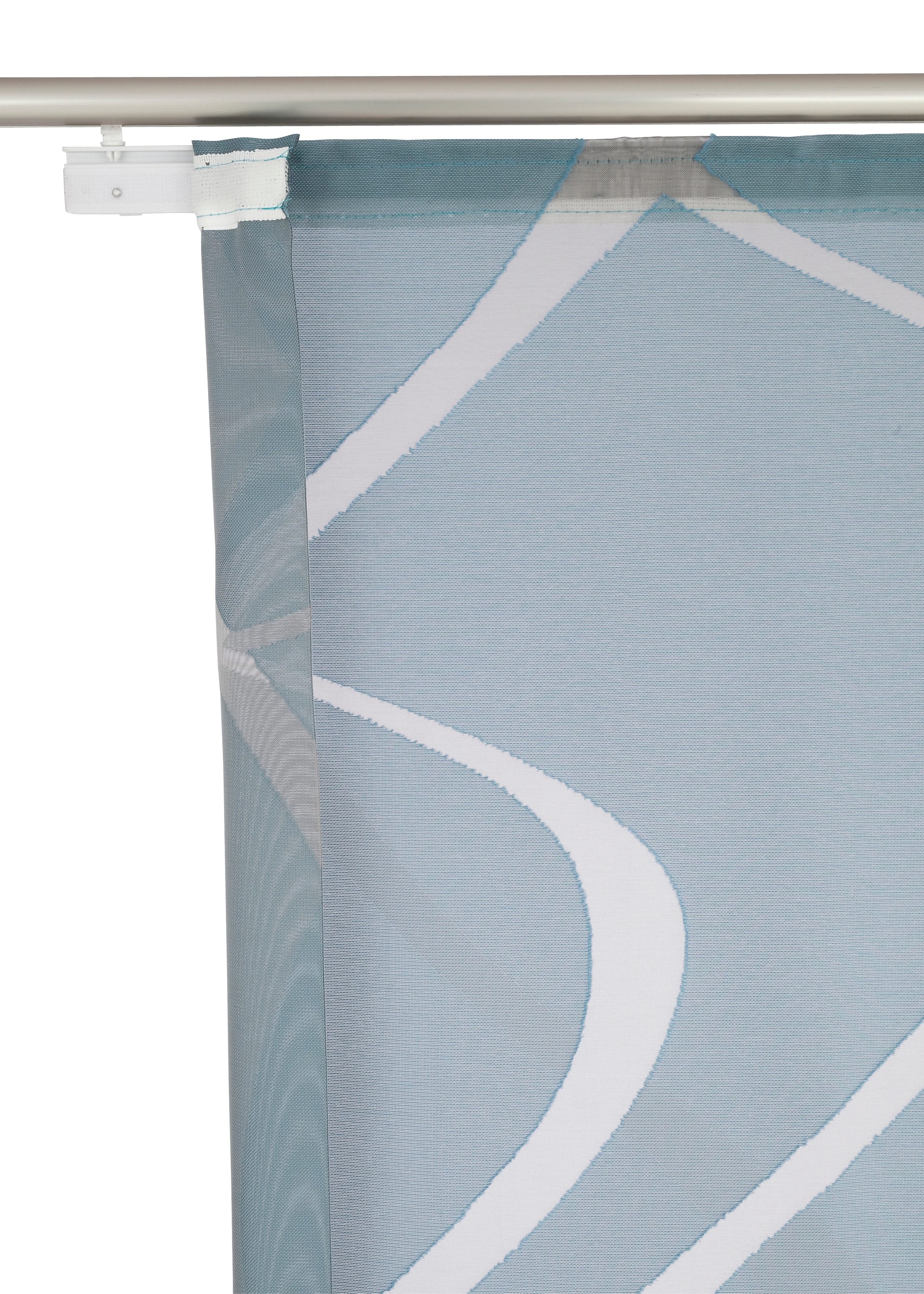 Thumbnail - Neutex for you Schiebegardine "Rumbek" Klettband 1 Stk. tlg. inkl. Befestigungszubehör, Breite: 57 cm