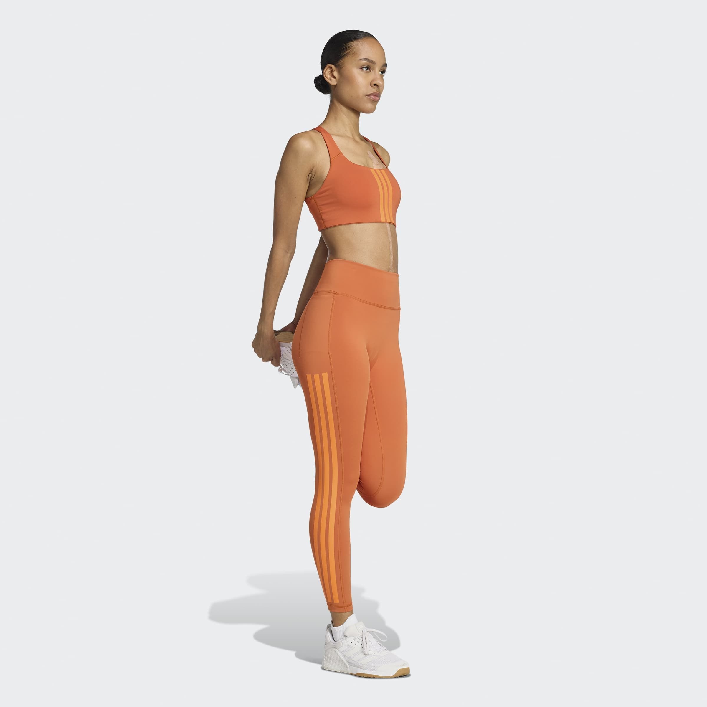 adidas Performance Trainingstights »OPTIME WORKOUT 3-STREIFEN 7/8 LEGGINGS«