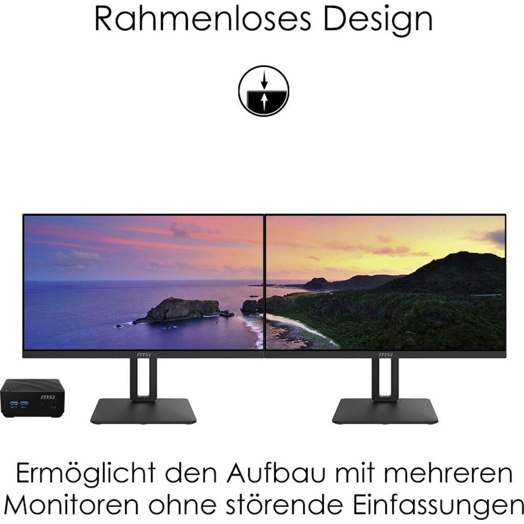 MSI LED-Monitor »PRO MP271P«, 69 cm/27 Zoll, 1920 x 1080 px, Full HD, 5 ms Reaktionszeit, 60 Hz