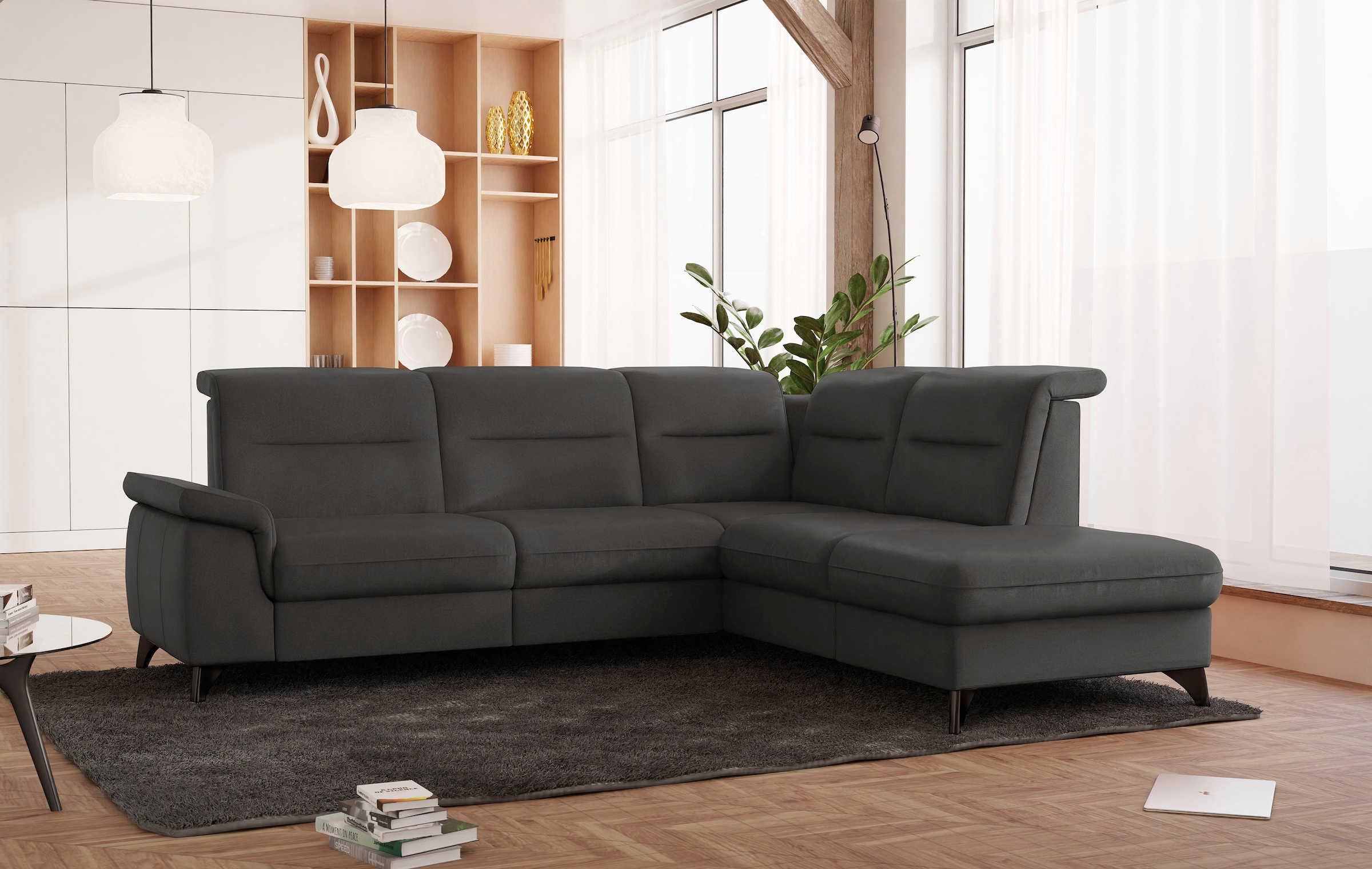 sit&more Ecksofa "Astoria L-Form", wahlweise mit motorischer Relaxfunktion günstig online kaufen