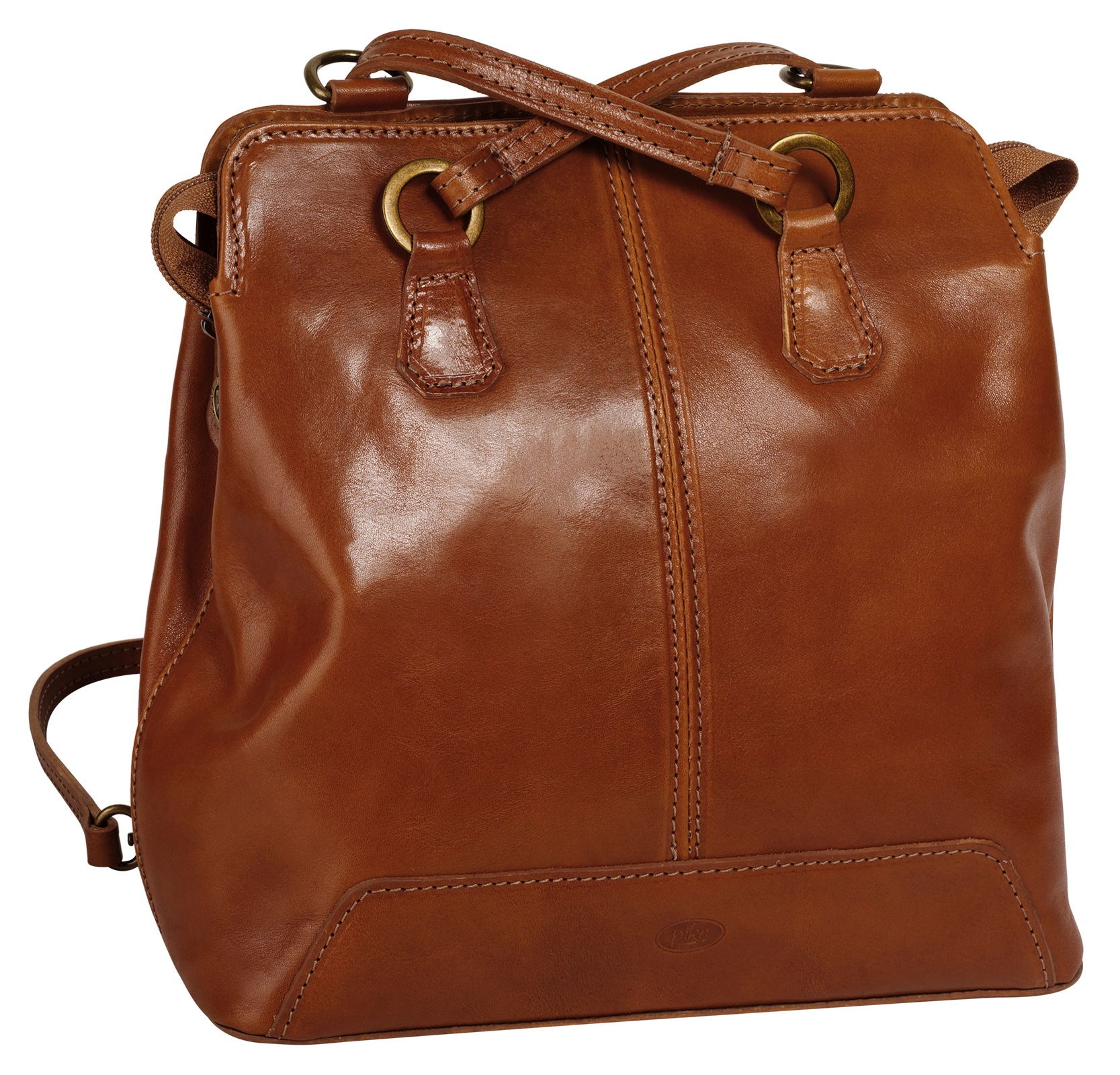 Piké Cityrucksack echt Leder, Made in Italy günstig online kaufen