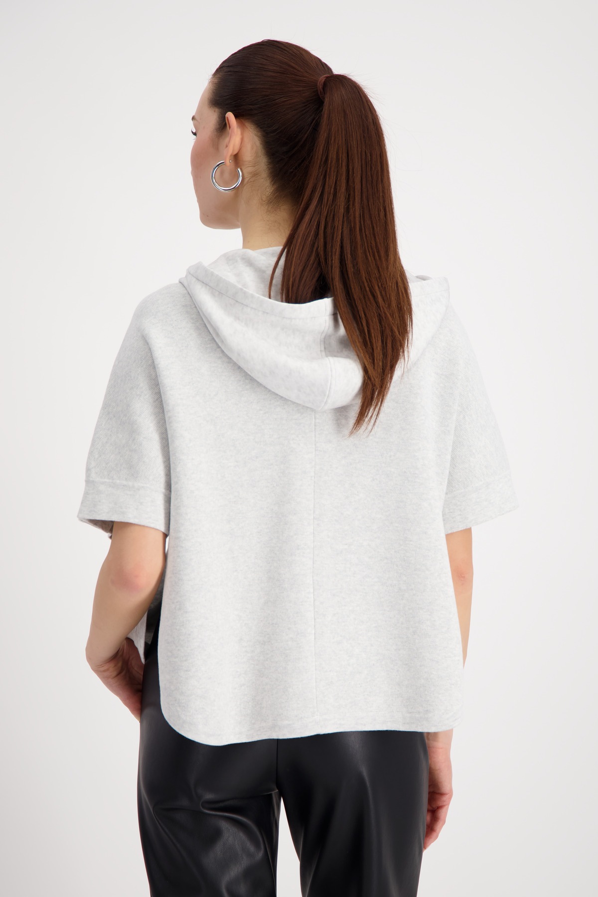 Monari Strickcape "Jacke Strickcape", Loose fit mit Rundhalsausschnitt günstig online kaufen