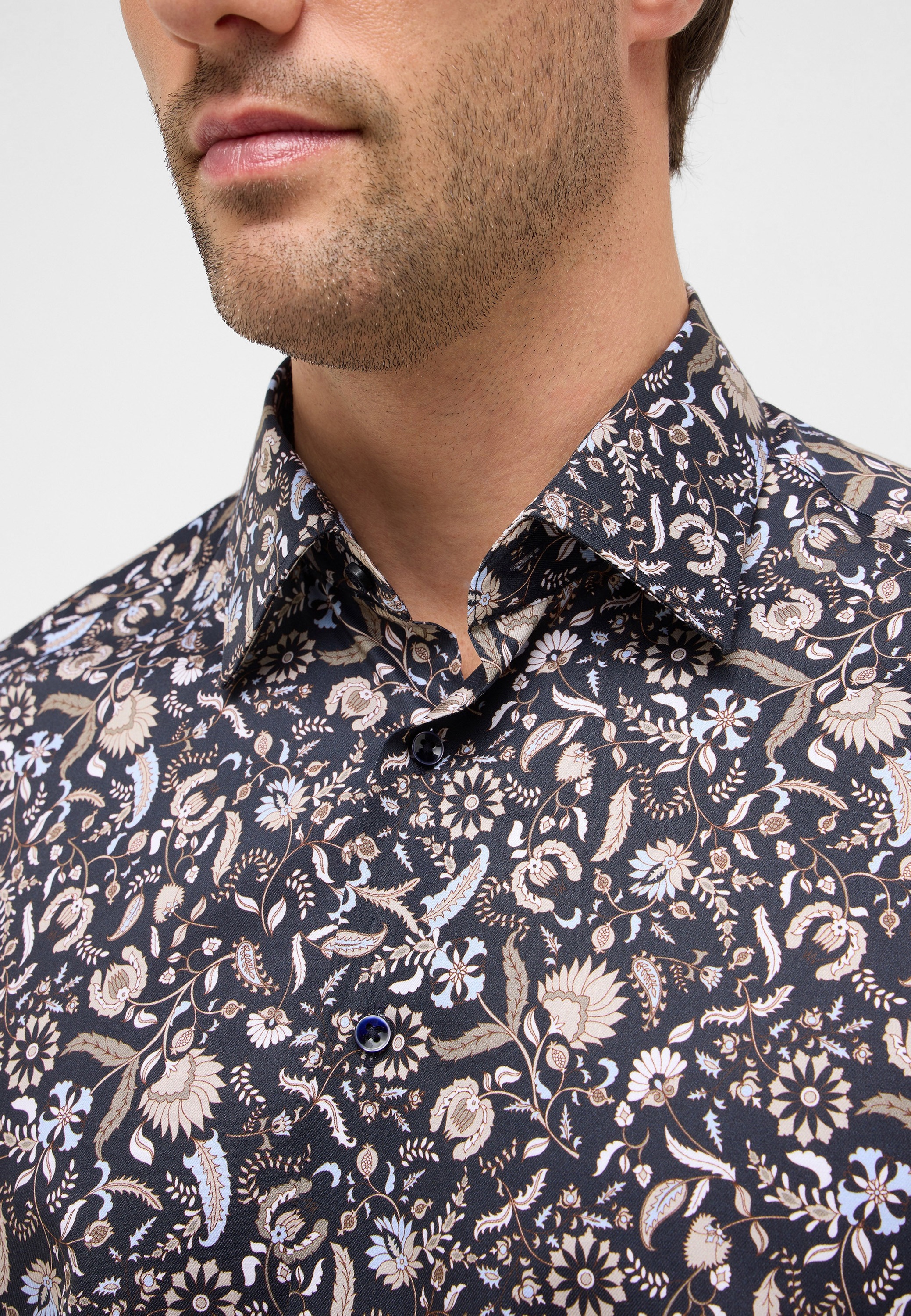 Thumbnail - Eterna Langarmhemd "MODERN FIT" NON IRON (bügelfrei)