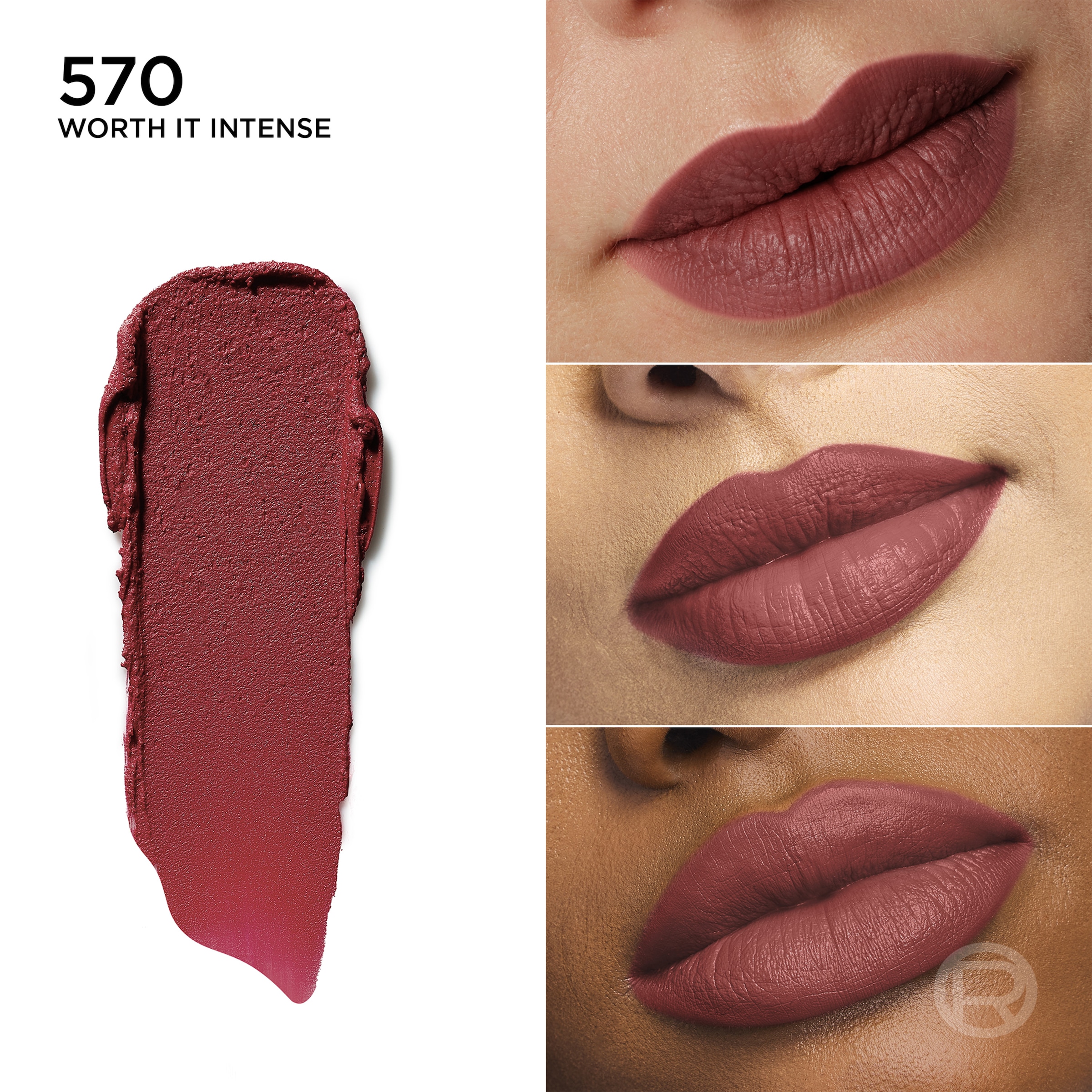 L'ORÉAL PARIS Lippenstift »COLOR RICHE BLURRED MATTE LIPPENSTIFT« seidig-mattes Finish, leuchtende Farben