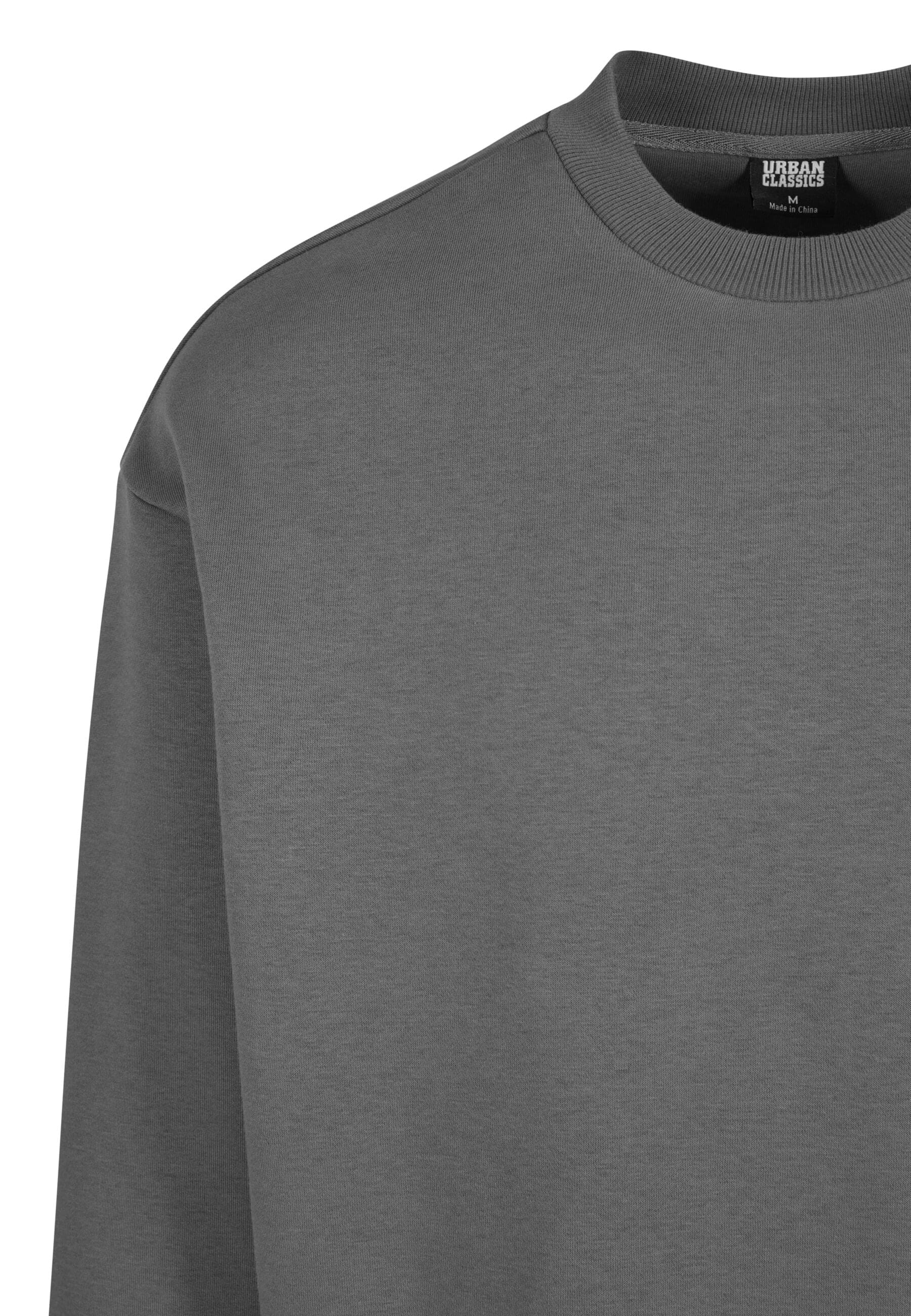URBAN CLASSICS Rundhalspullover »Urban Classics Fluffy Crewneck«, (1 tlg.)
